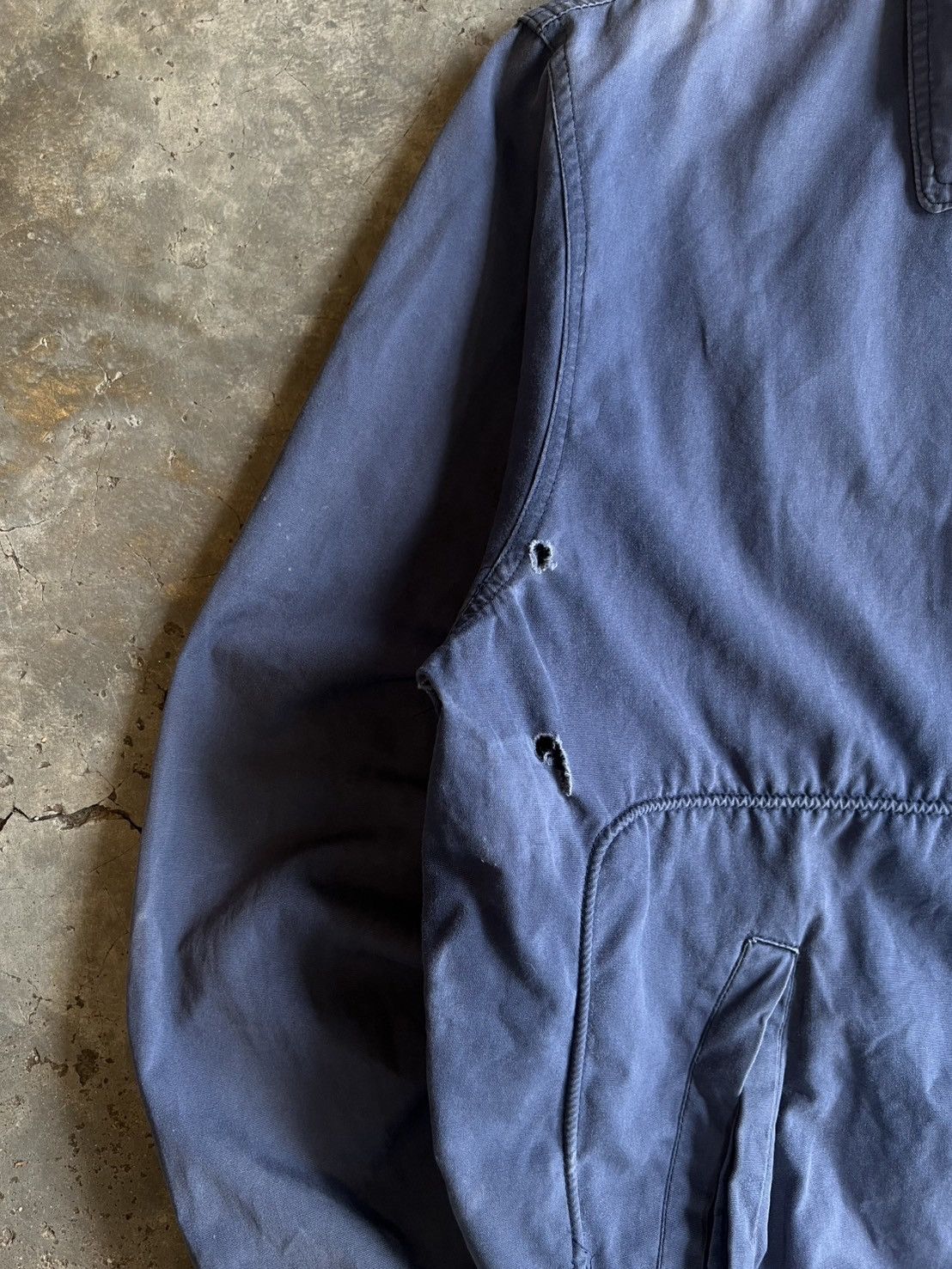 Handmade Thrashed Vintage 90s Patched Works Jacket Size US M / EU 48-50 / 2 - 6 Thumbnail