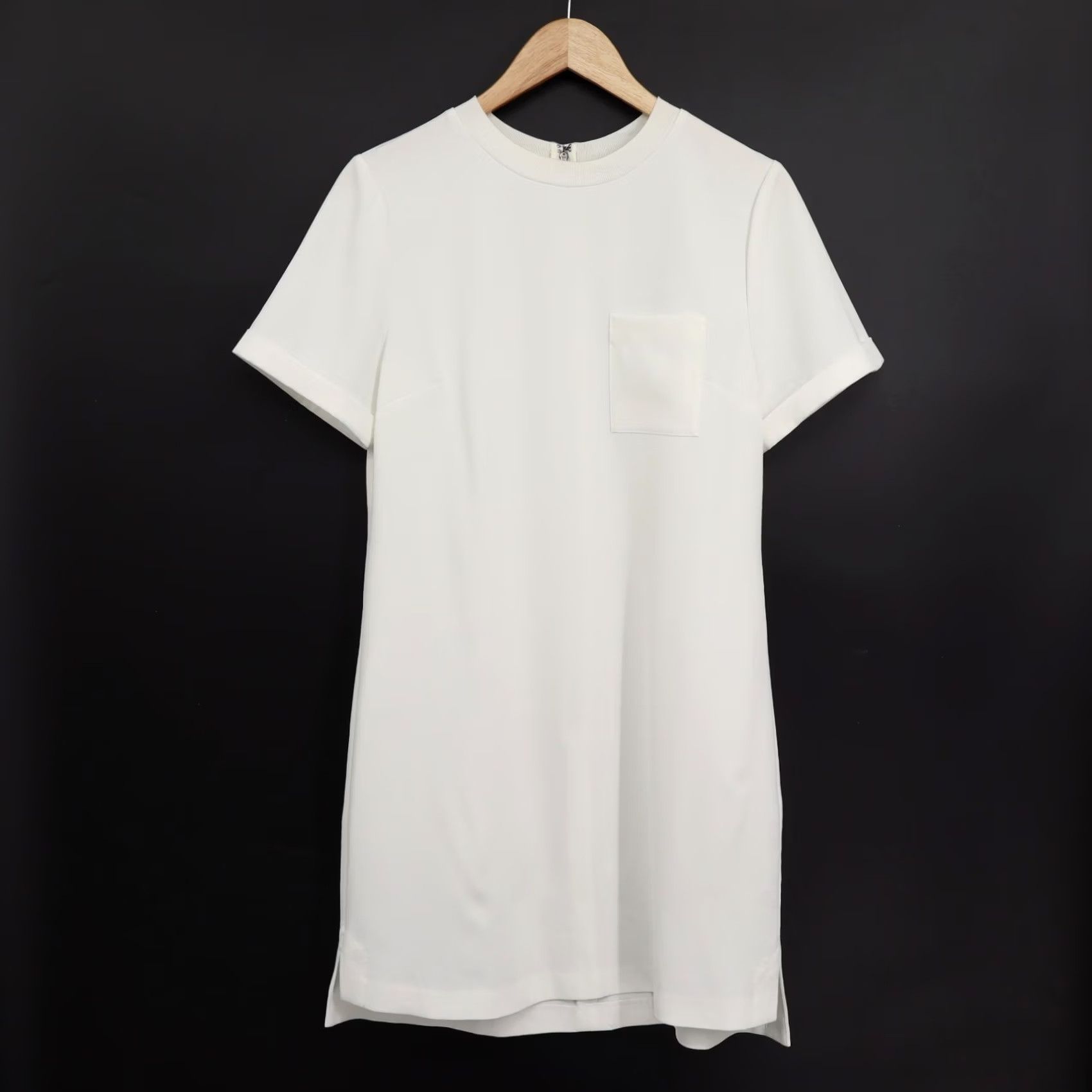 Alice + Olivia Alice & Olivia Women's Catalina Tee Shirt Dress White Sz M Size M / US 6-8 / IT 42-44 - 2 Thumbnail