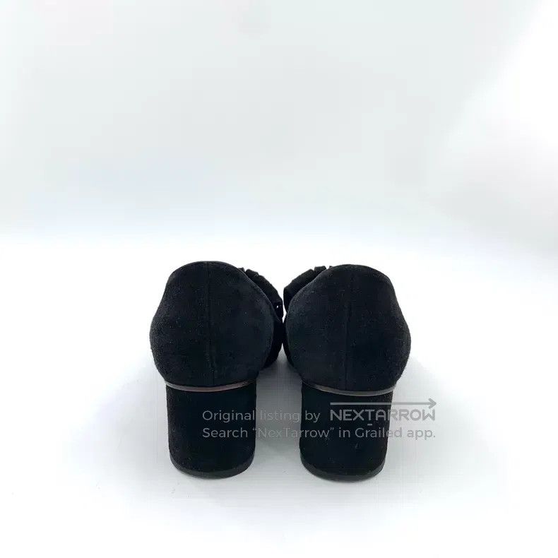 Gucci Gucci Black double G logo square toe thick heel high heels Size US 5.5 / IT 35.5 - 4 Thumbnail