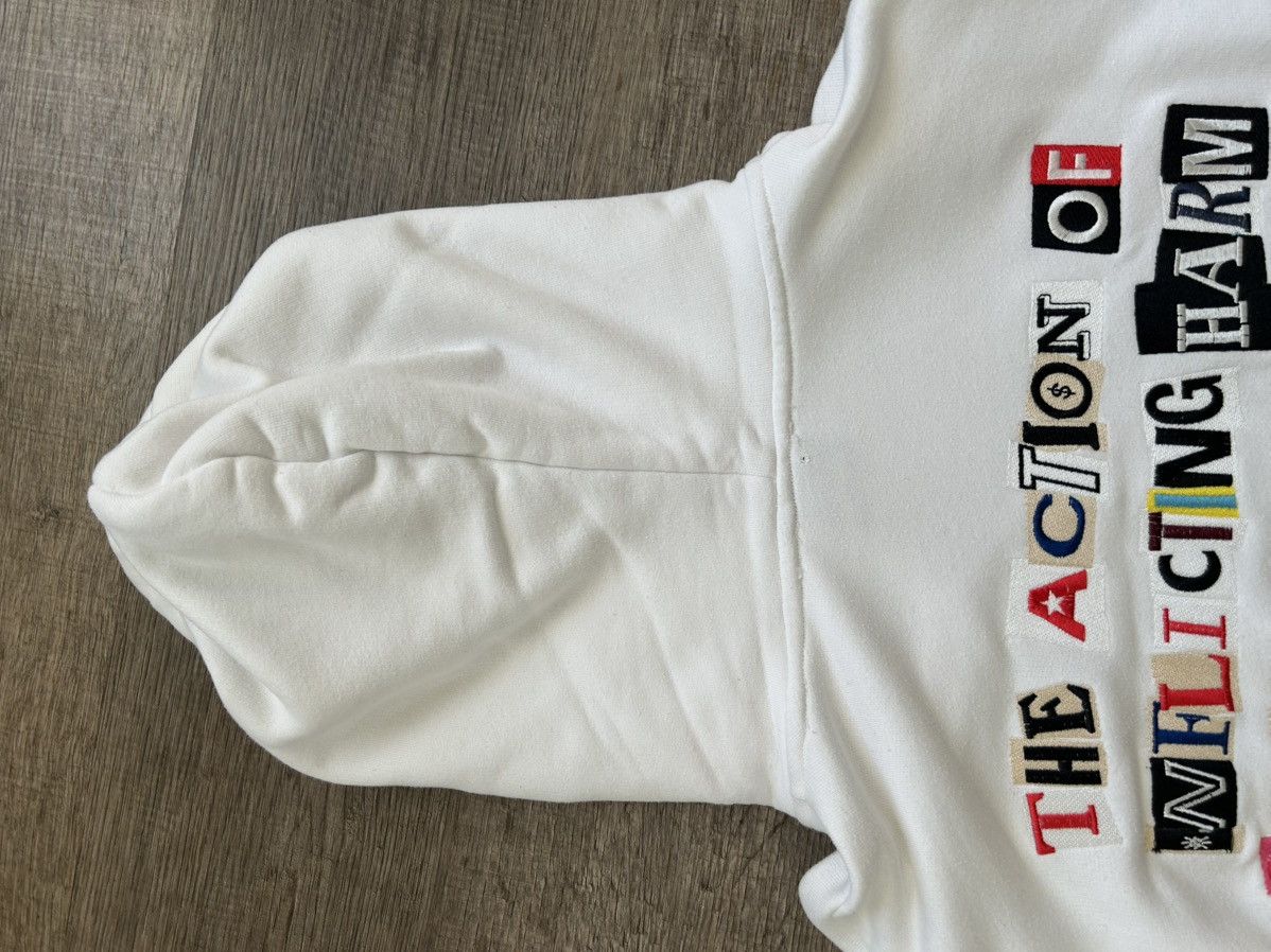 Revenge Revenge Ransom Note Hoodie White 1/100 Size US M / EU 48-50 / 2 - 12 Thumbnail
