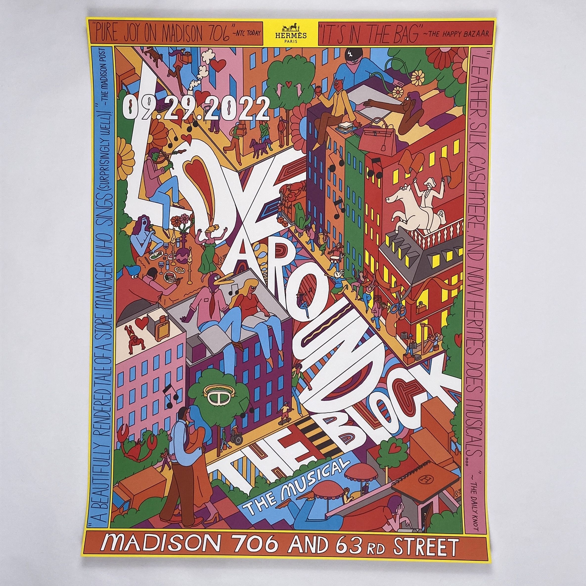 Hermes HERMÈS MIKE PERRY PRINT POSTER LIMITED EDITION AUTHENTIC Size ONE SIZE - 1 Thumbnail