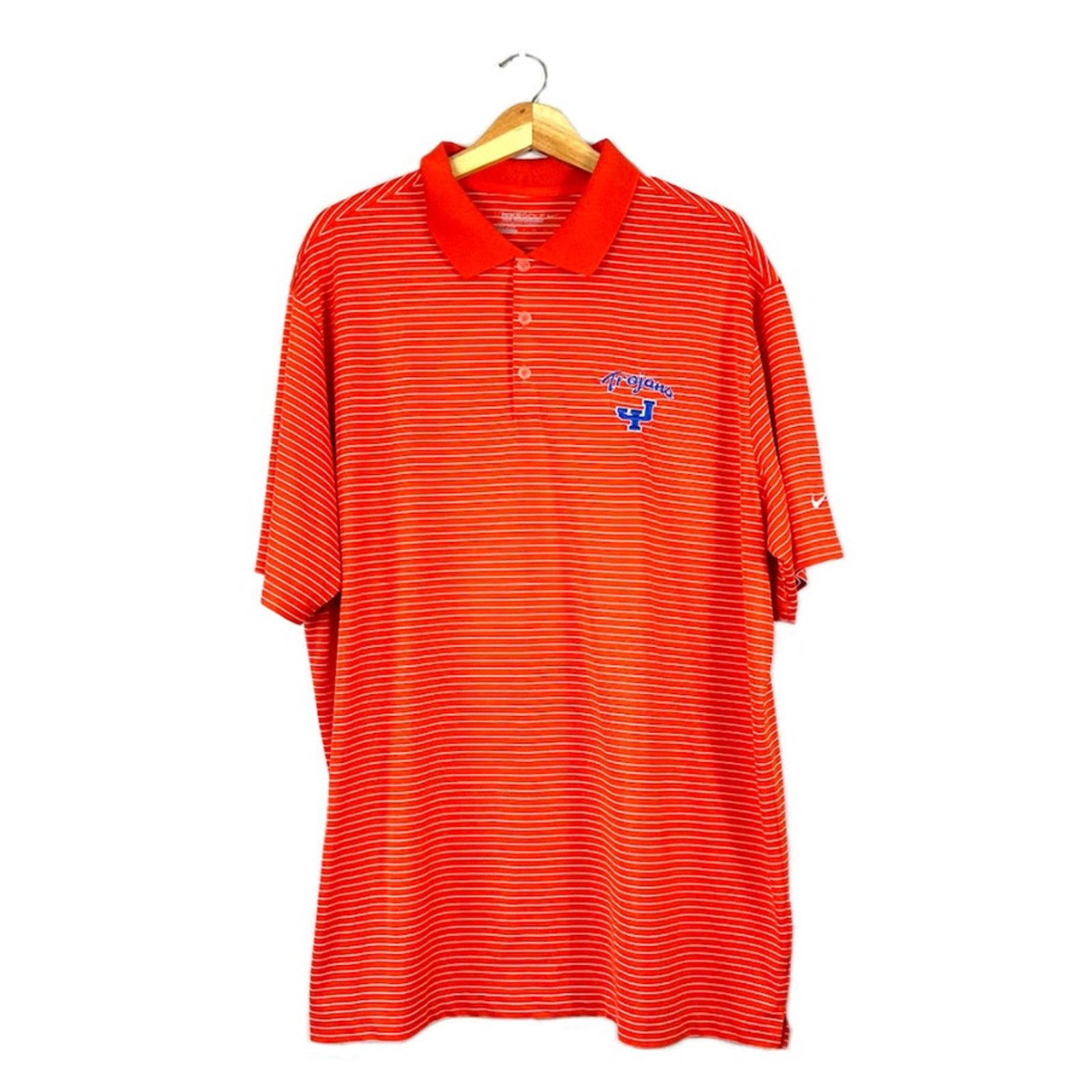 Nike Men's Orange Trojans Nike Golf Polo Shirt XXL Size US XXL / EU 58 / 5 - 1 Thumbnail
