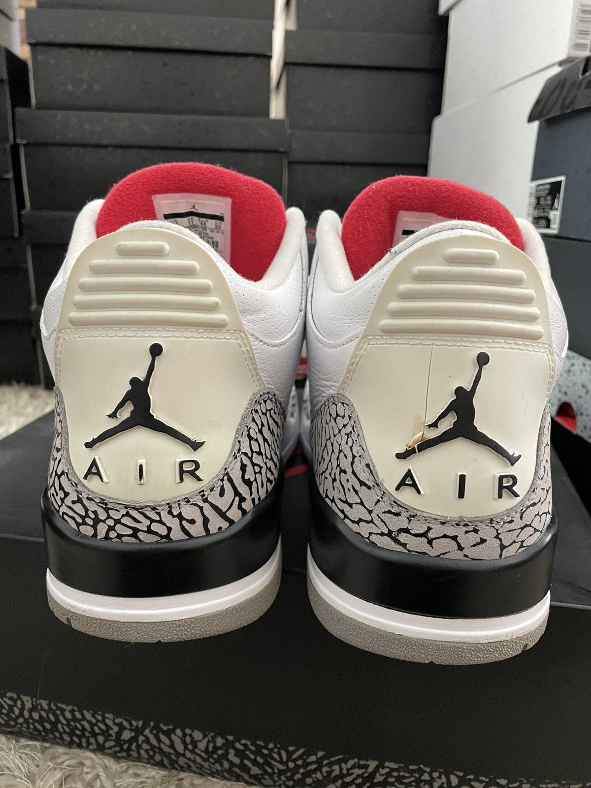 Jordan Brand Jordan 3 White Cement 2011 Size US 12 / EU 45 - 5 Thumbnail