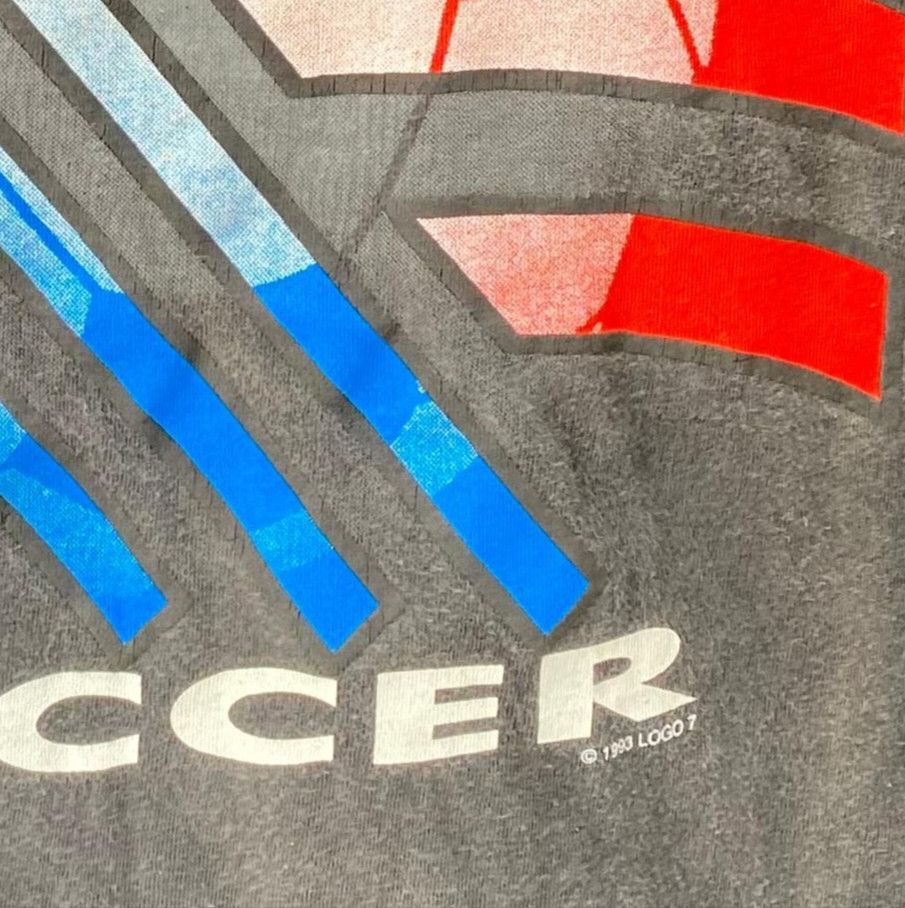 Logo 7 Vintage 90s Worldcup USA 94 Promo Tshirt Size US L / EU 52-54 / 3 - 4 Thumbnail