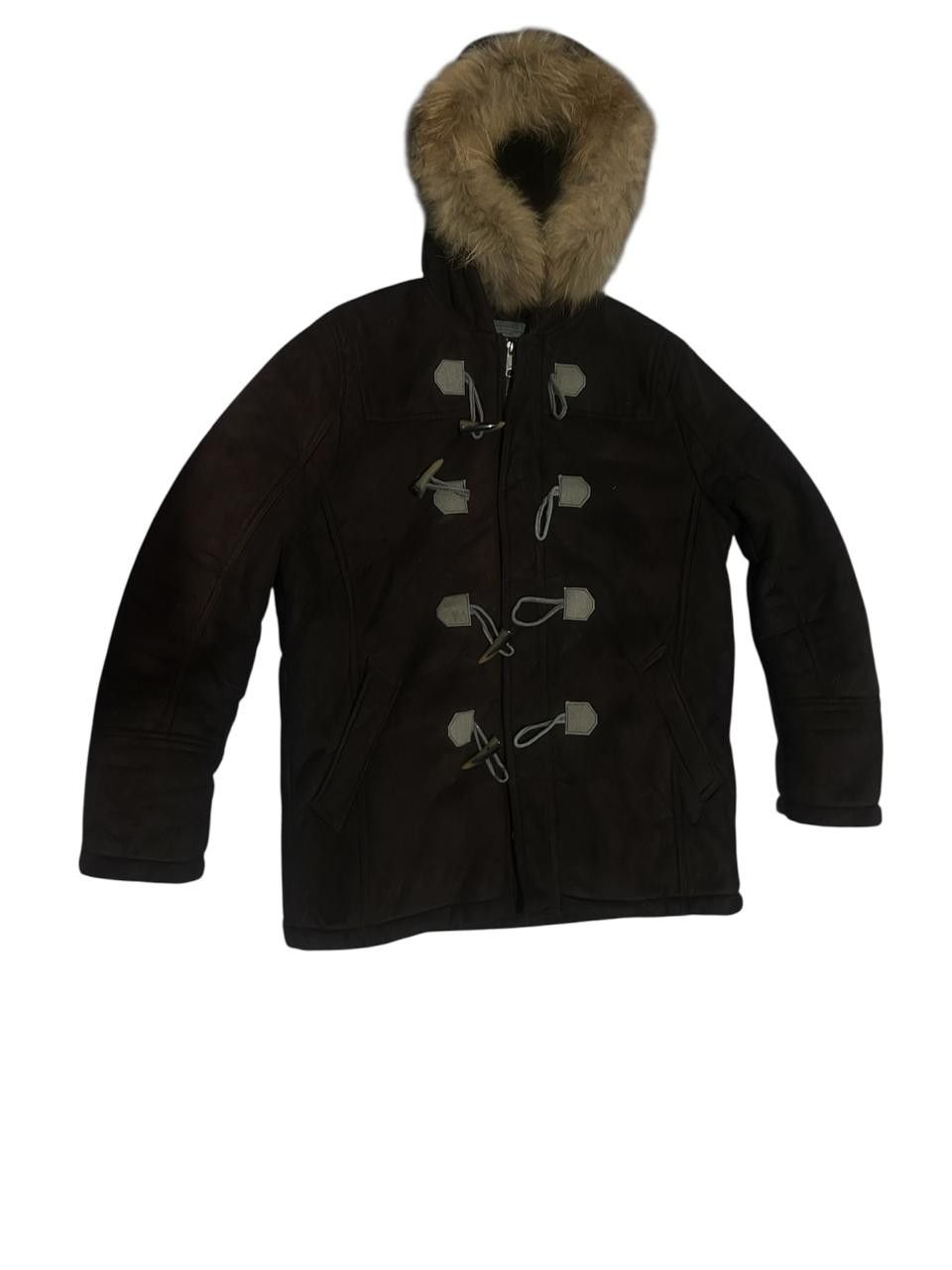 14th Addiction Japanesse Louis Chavlon Sheepskin Duffle Coat Brown Size US M / EU 48-50 / 2 - 6 Thumbnail
