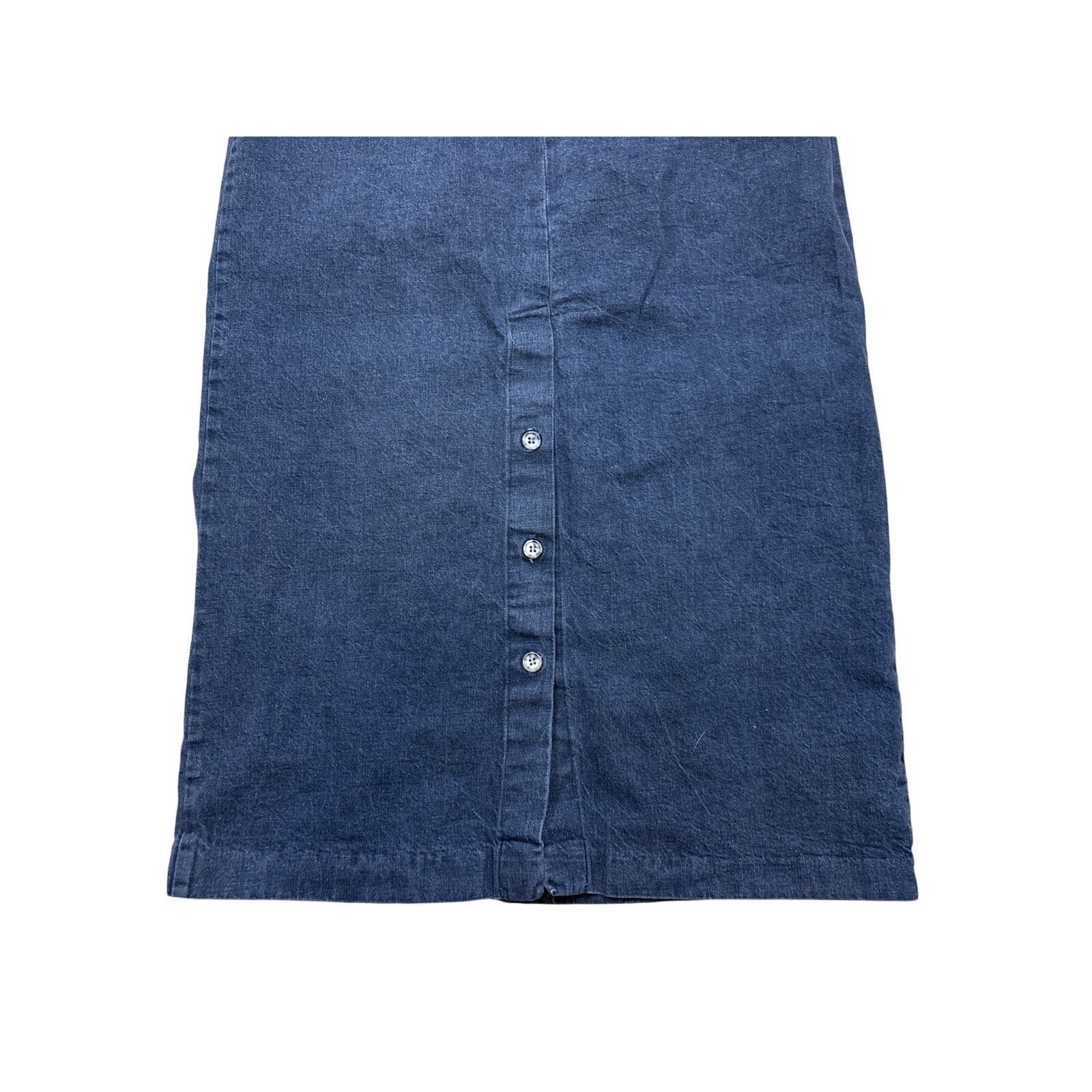 Abercrombie & Fitch Vtg 80s A&F Abercrombie & Fitch Denim long Skirt 12 black Size 34" / US 12 / IT 48 - 5 Thumbnail