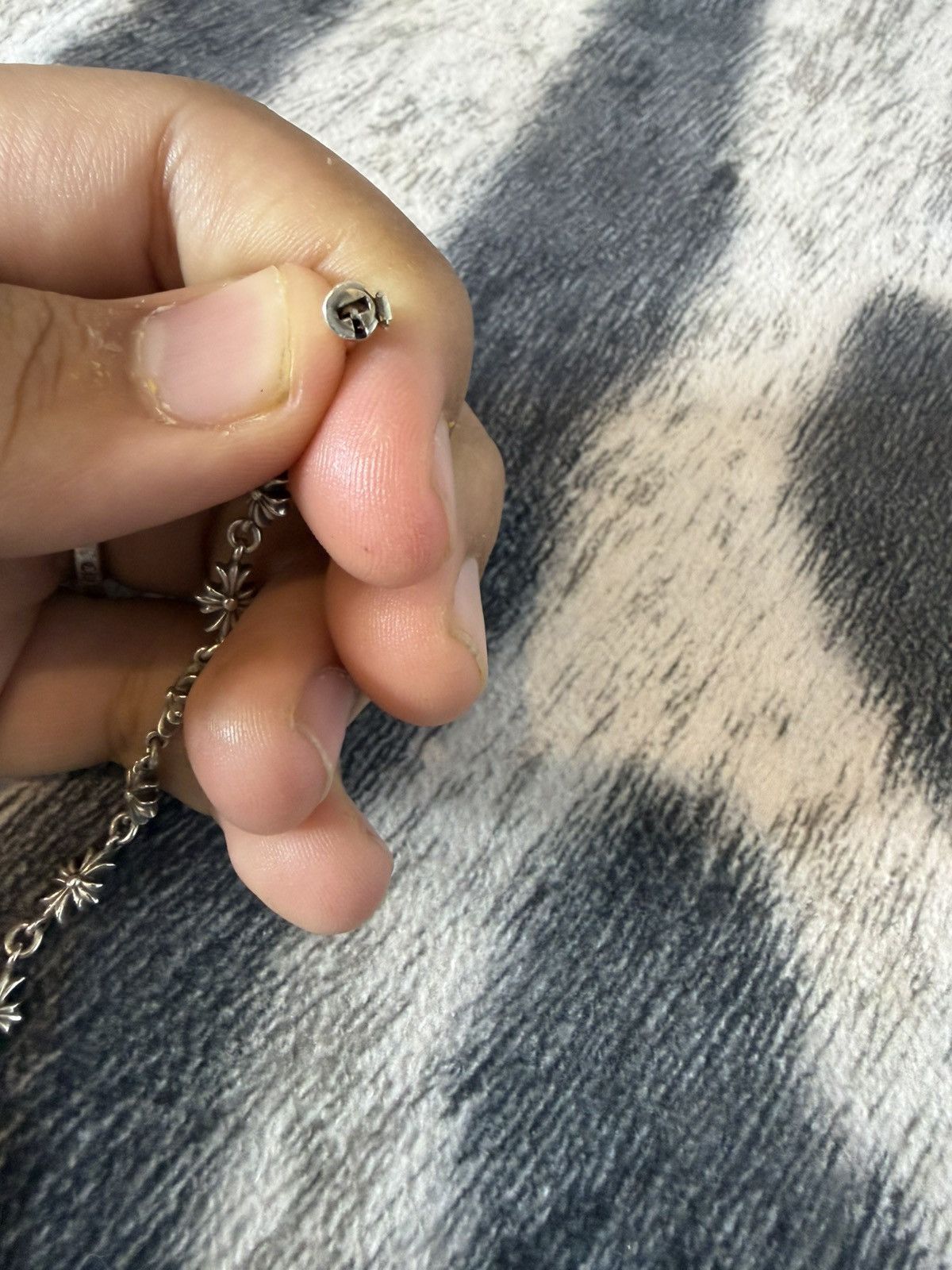 Chrome Hearts Chrome Hearts Tiny E Bracelet in Silver - 12 Links Size ONE SIZE - 7 Thumbnail