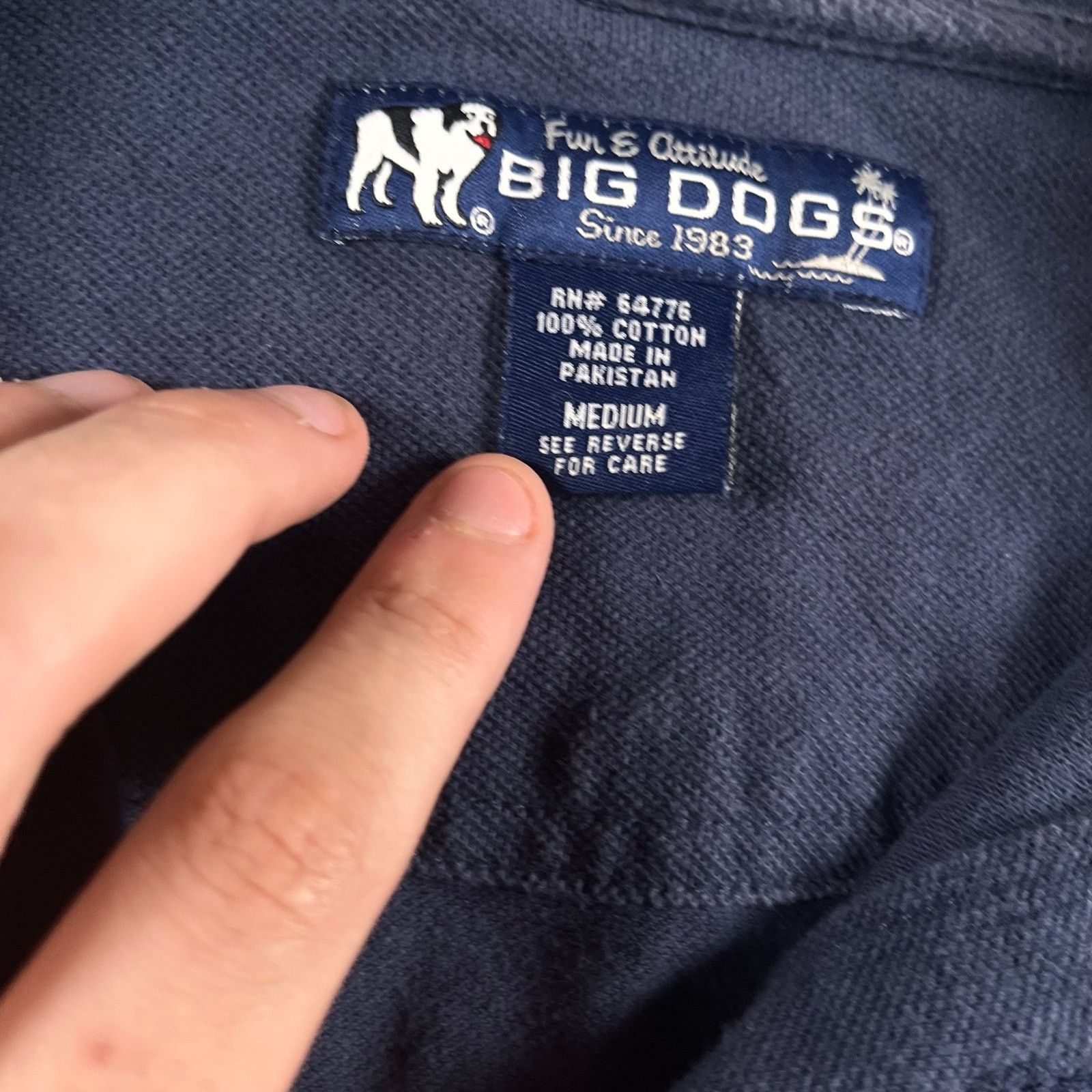 Big Dogs Vintage, big dogs polo shirt Size US M / EU 48-50 / 2 - 3 Thumbnail