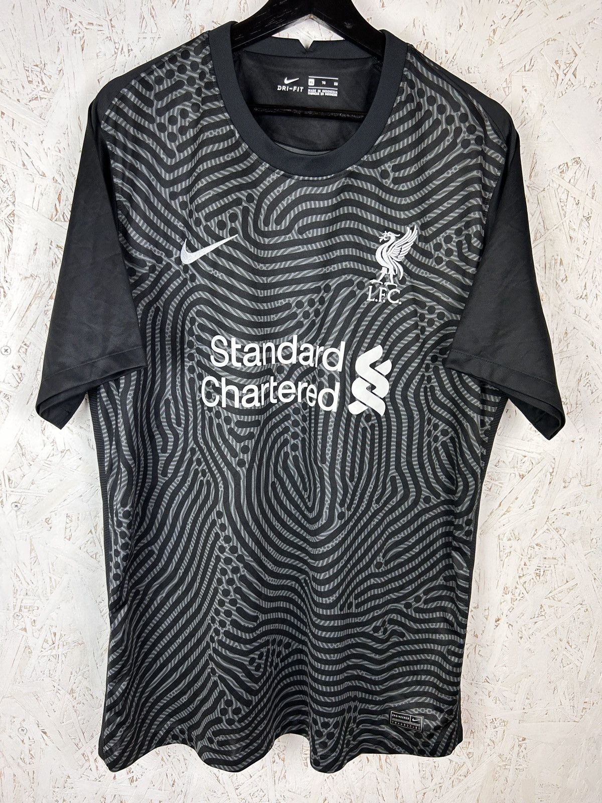 Nike Liverpool FC 2020/21 GK Home Kit Soccer Jersey In Black