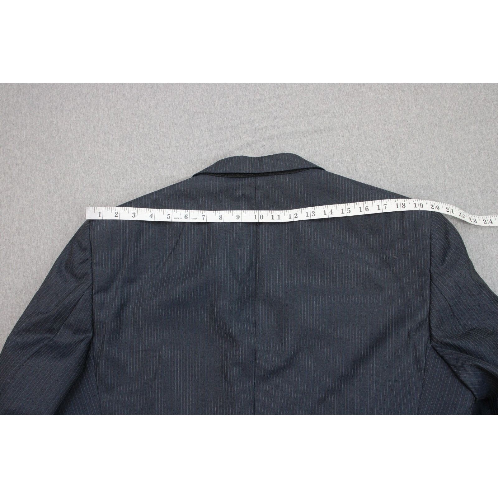 Jos. A. Bank Jos A Bank Blazer Mens 42R Gray Striped Lined 2 Button Suit Size 42R - 10 Thumbnail