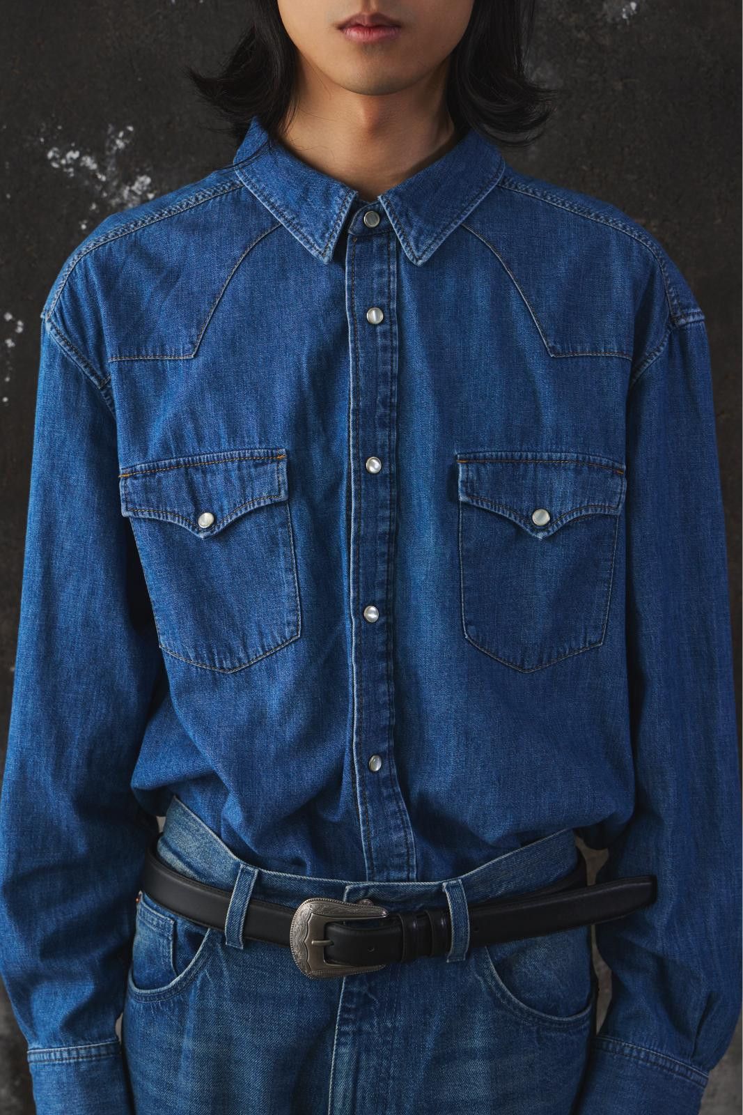 Celine CELINE Denim Western Shirt Size US XL / EU 56 / 4 - 1 Thumbnail