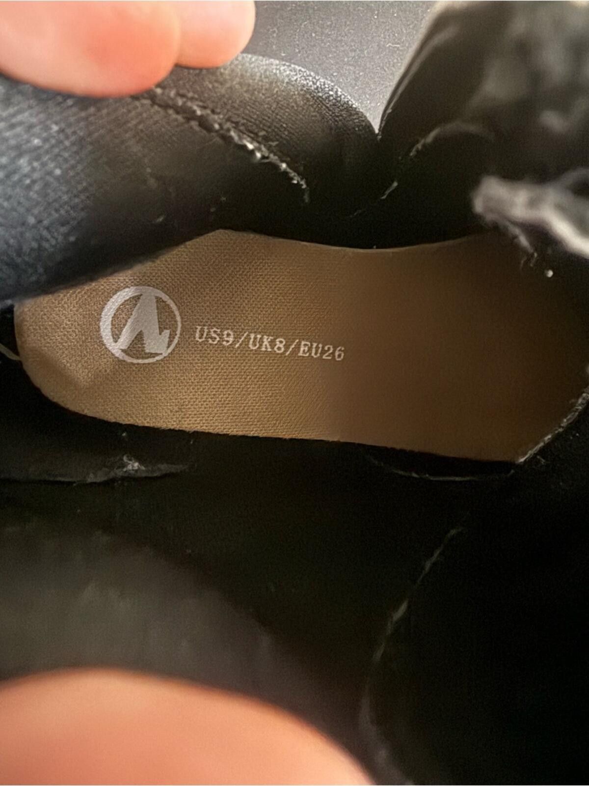 Other Black Lace-Up Combat Boots Size US 9 / EU 42 - 6 Thumbnail