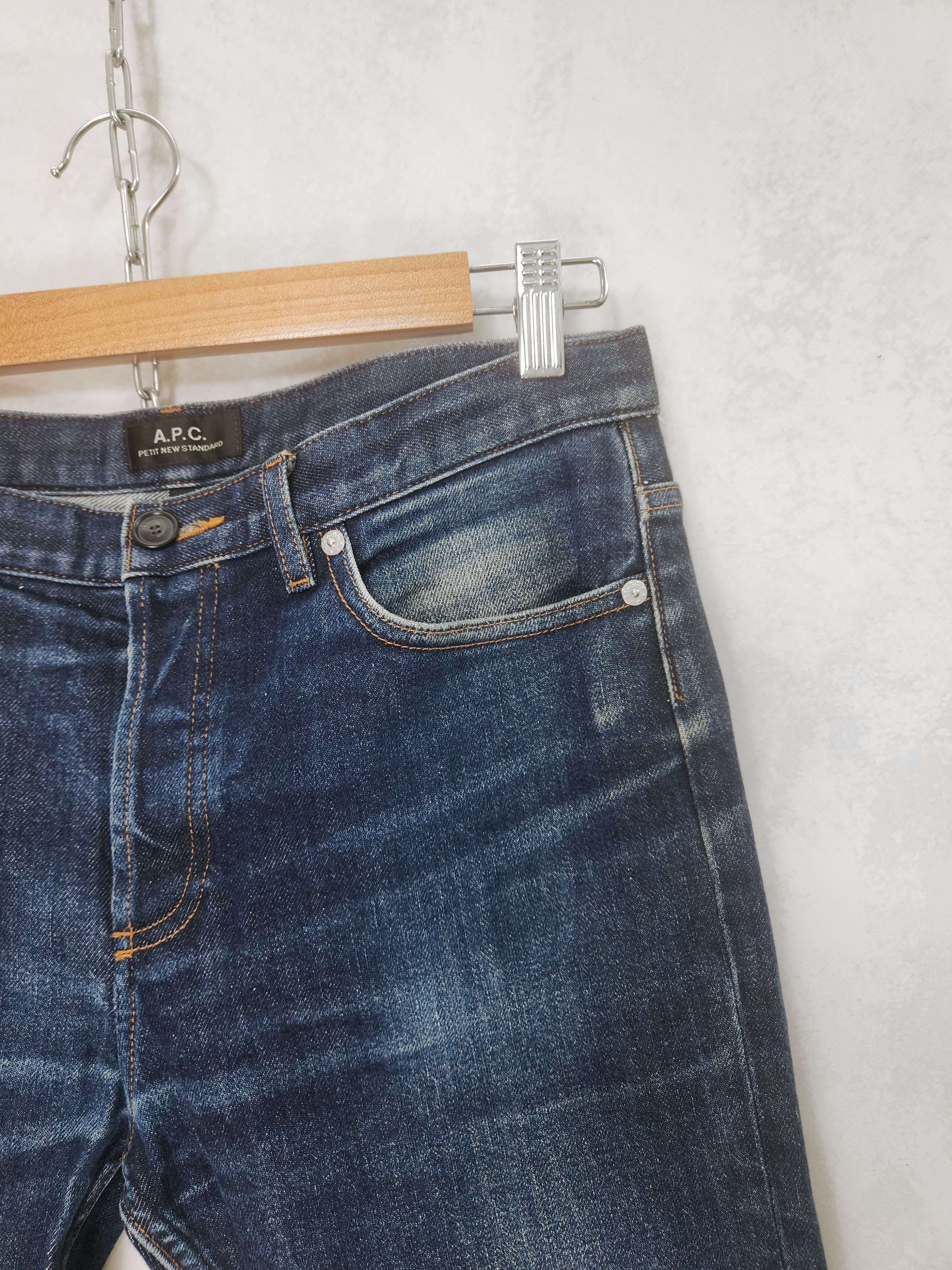 A.P.C. APC denim straight blue jeans size 32 Size US 32 / EU 48 - 6 Thumbnail