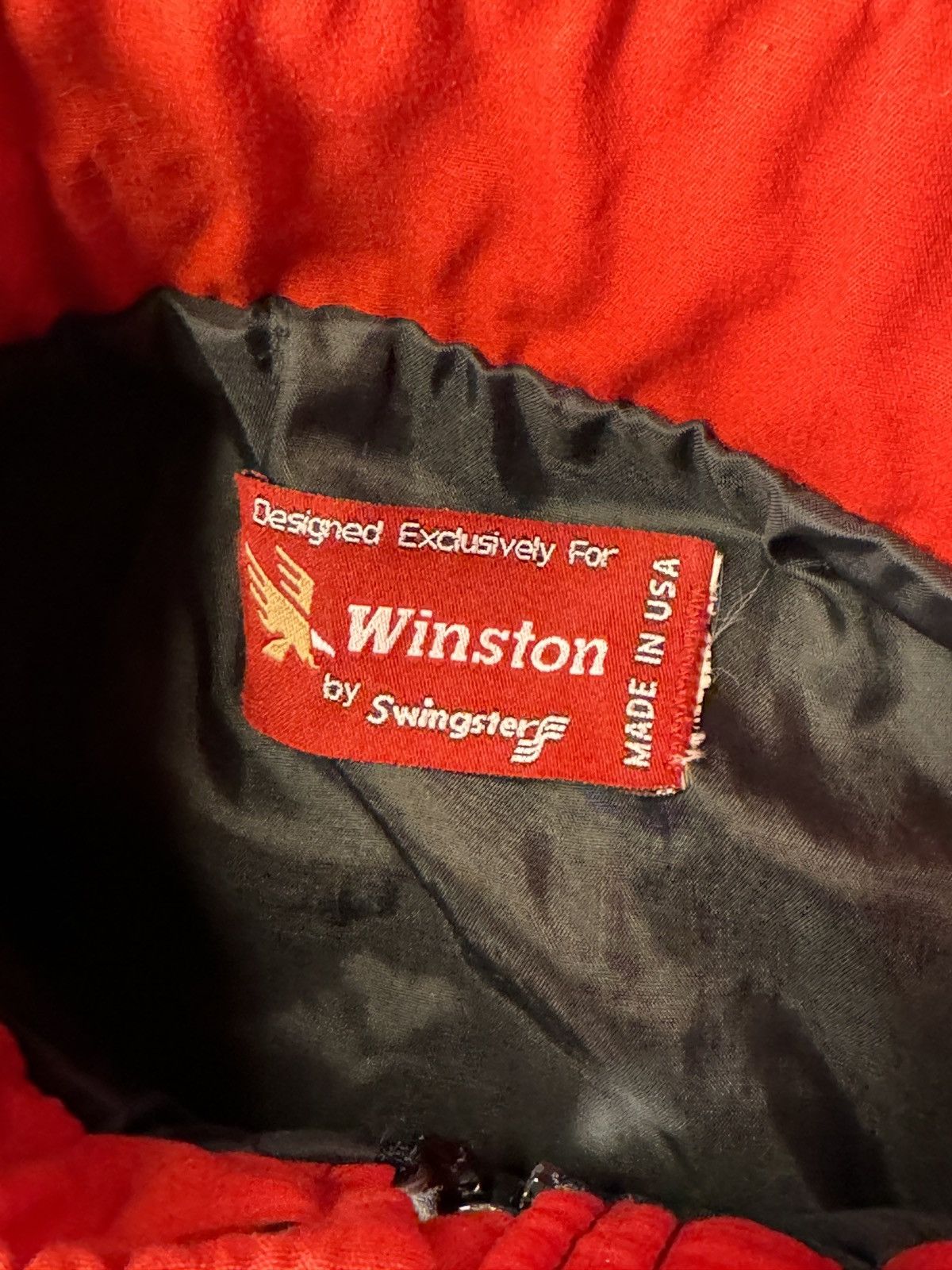 Vintage Vintage Winston Racing Black Jacket Size Medium Size US M / EU 48-50 / 2 - 3 Thumbnail