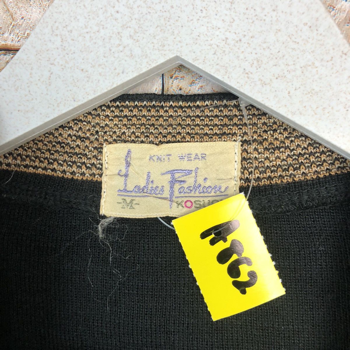 Homespun Knitwear × Japanese Brand Ladies Fashion vintage japan Black Cardigan Knitwear #A862 Size M / US 6-8 / IT 42-44 - 9 Thumbnail