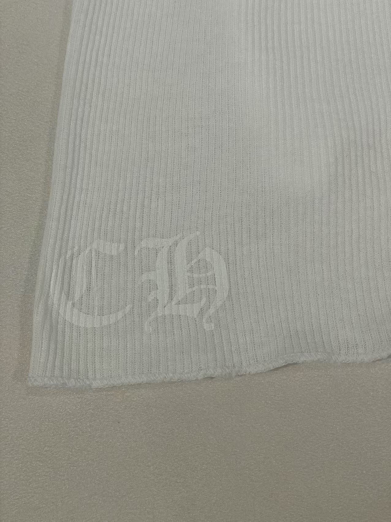 Chrome Hearts Chrome Hearts Neck Logo White Tank Top Size M / US 6-8 / IT 42-44 - 6 Thumbnail