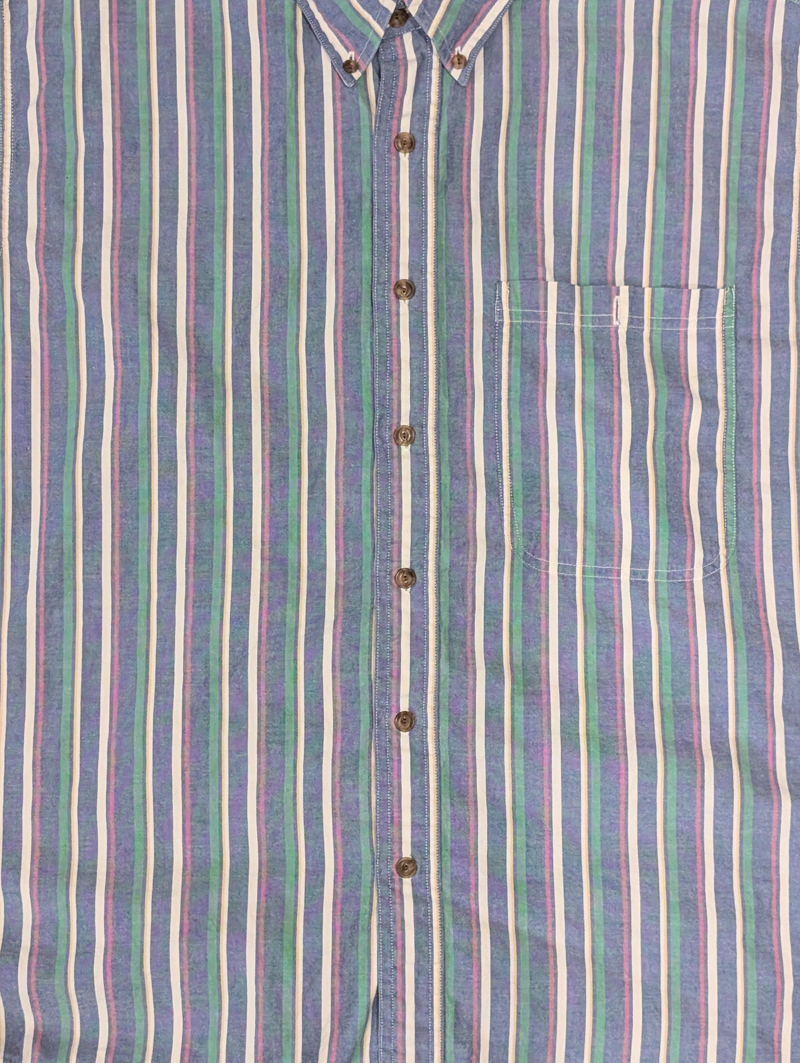 Chaps Ralph Lauren × Ralph Lauren × Vintage Vintage Chaps Ralph Lauren striped button up shirt - SIZE M Size US M / EU 48-50 / 2 - 2 Thumbnail