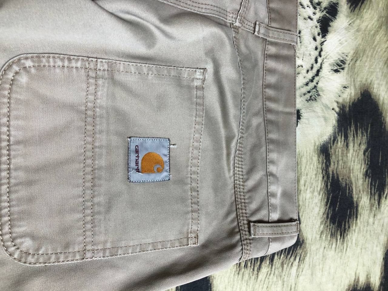 VINTAGE CARHARTT WASHED BEIGE REGULAR PANTS