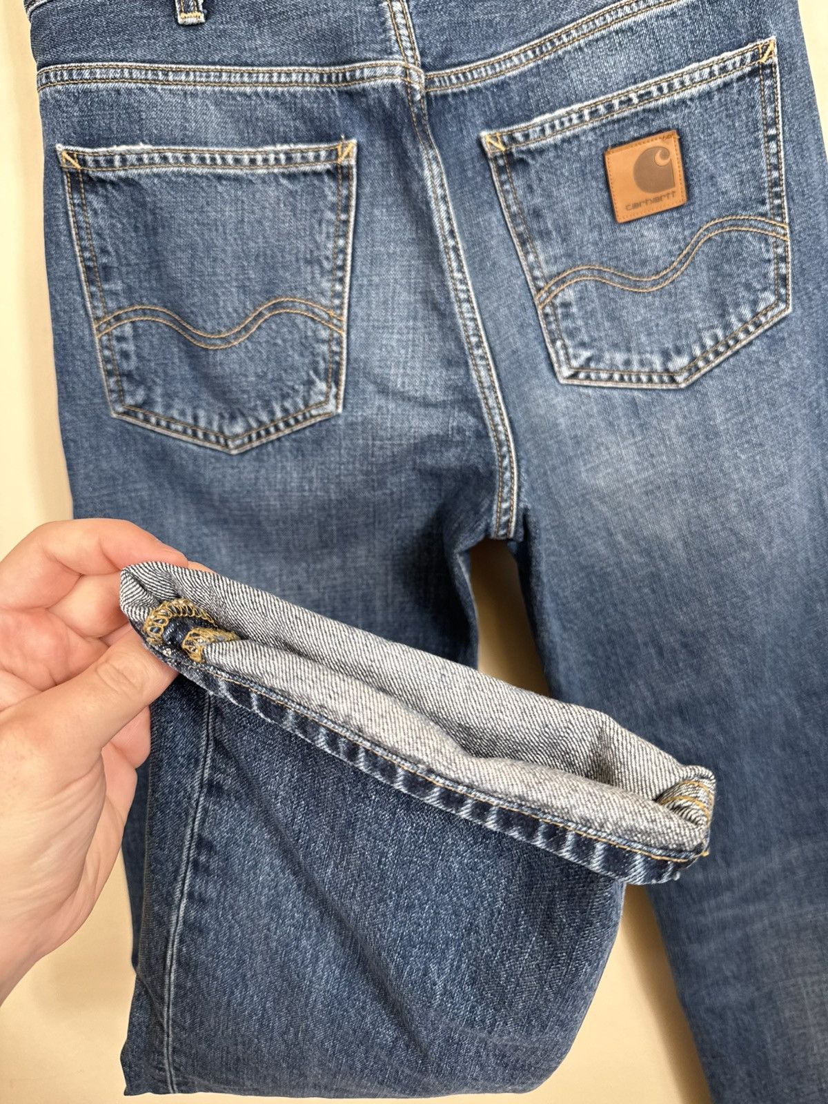 Carhartt Vintage Carhartt Jeans Marlow Denim Blue Pants 30x32 M Size US 32 / EU 48 - 5 Thumbnail