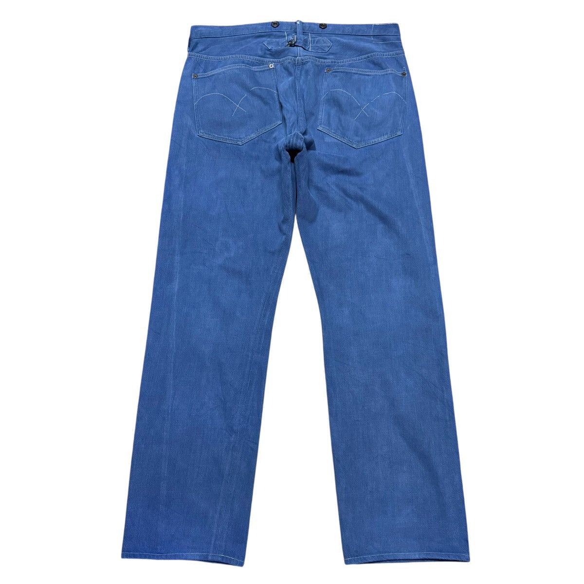 Heller's Cafe × Warehouse Vintage Heller's Cafe Denim Selvedge Jeans Size US 34 / EU 50 - 2 Thumbnail