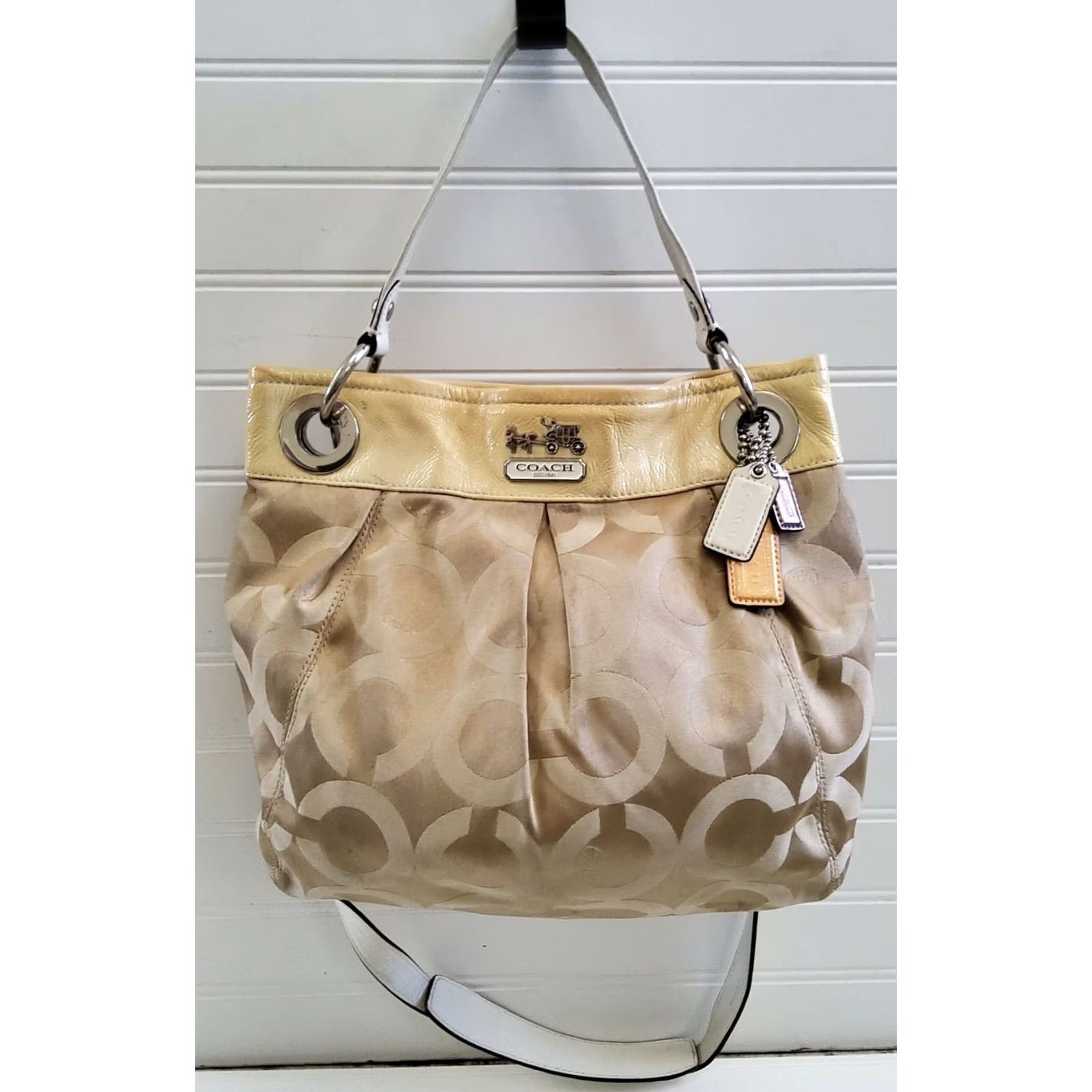 Coach Coach Signature Patent Trim Crossbody Shoulder Handbag Purse Size ONE SIZE - 2 Thumbnail