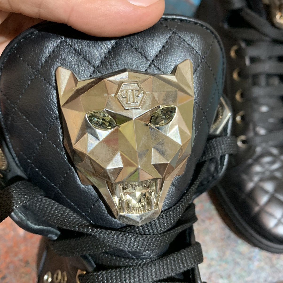 Philipp Plein Philipp Plein Women’s Leather Sneakers Size 38 Size US 8 / IT 38 - 7 Thumbnail
