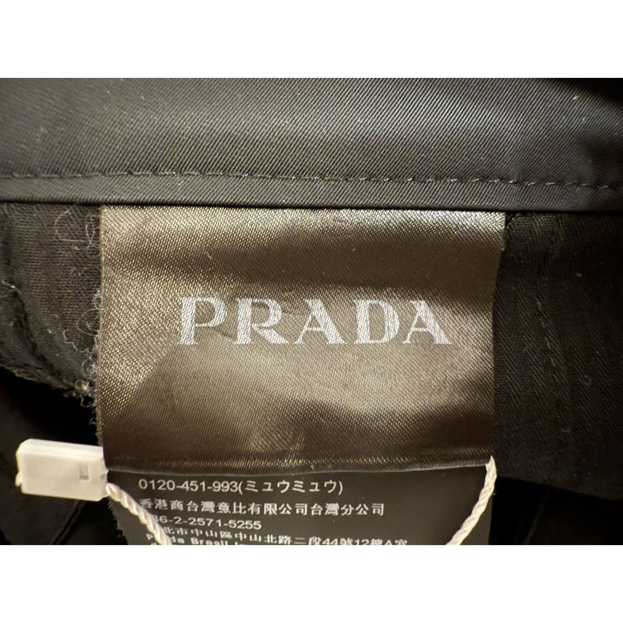 Prada Prada Mens Black Slim Fit Trousers Size 46 Made In Italy Size US 30 / EU 46 - 3 Thumbnail