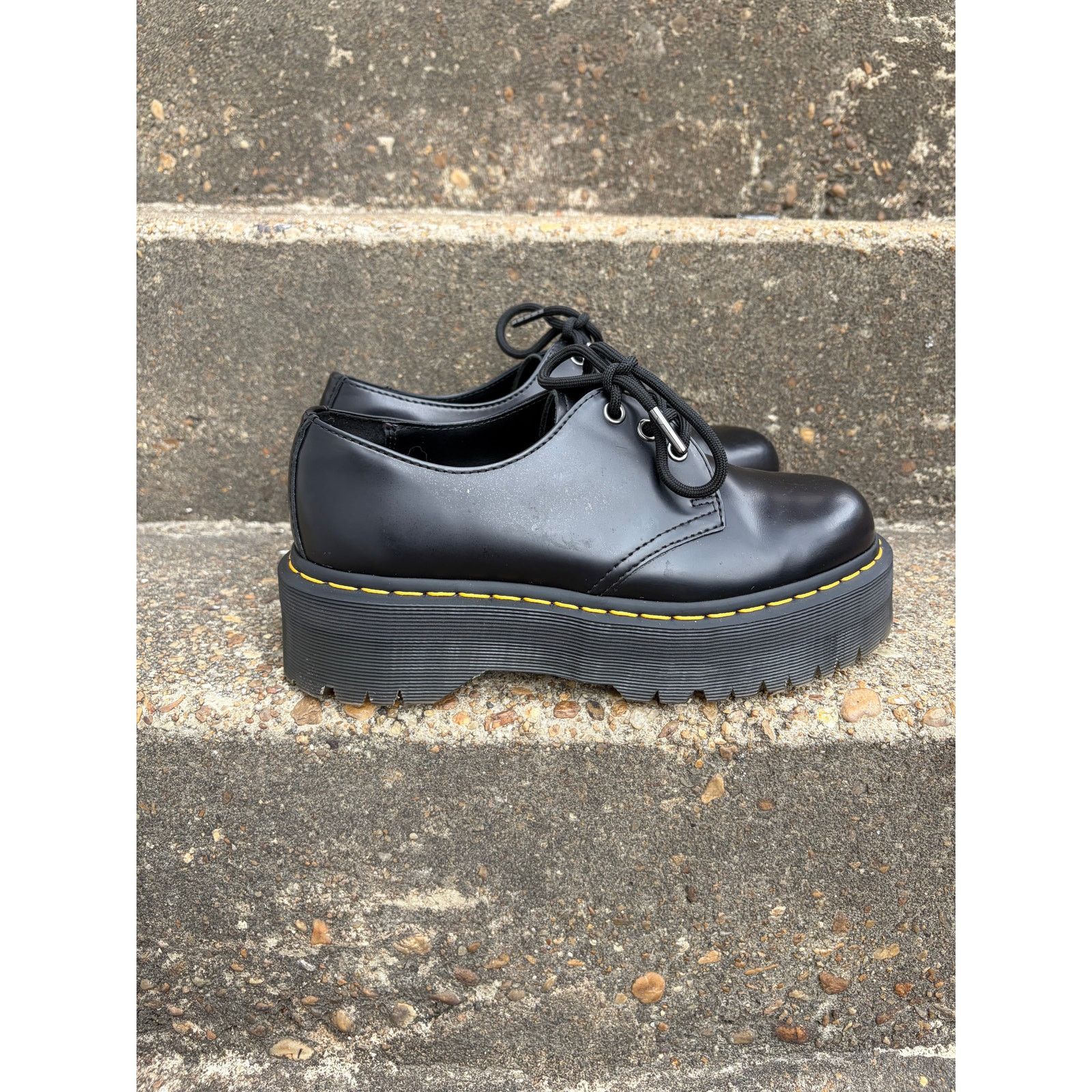 Dr. Martens Doc Martens 1461 Quad Platform Oxfords Size Mens 7/Womens 8 Size US 8 / IT 38 - 6 Thumbnail