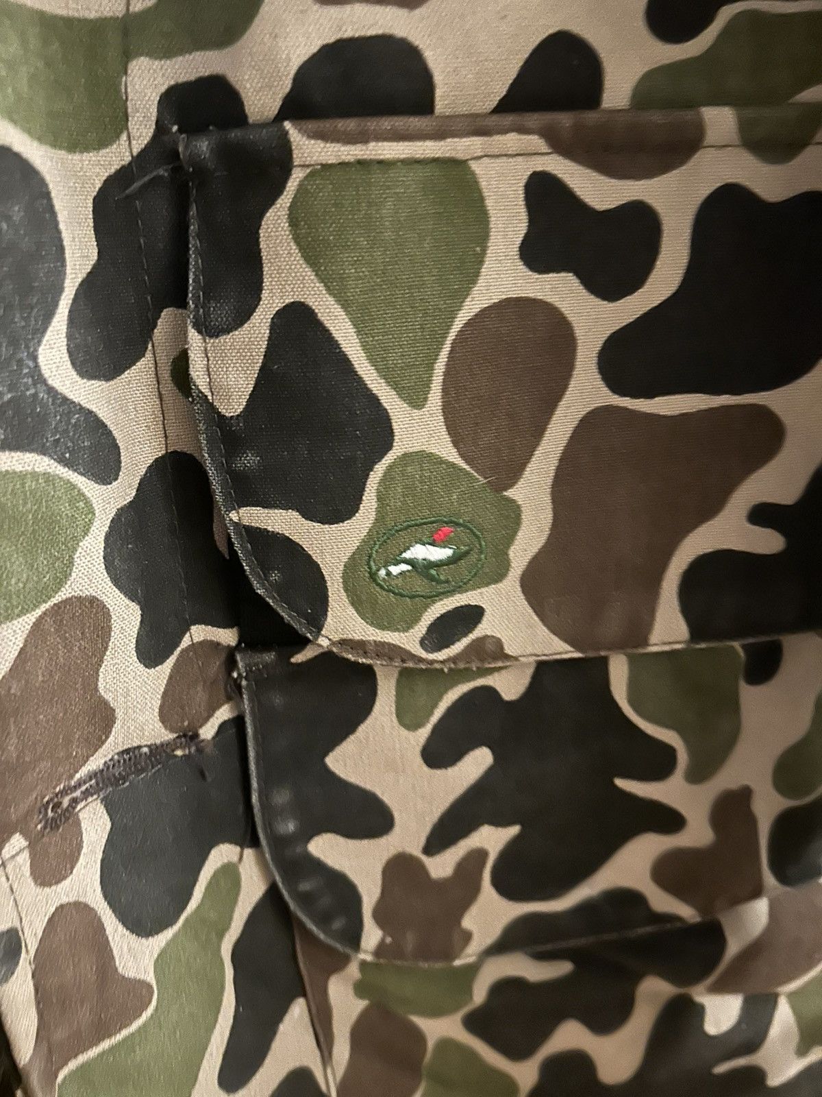 Vintage DUCK CAMO TRUE VINTAGE HUNTING JACKET RED HEAD MADE IN USA Size US L / EU 52-54 / 3 - 7 Thumbnail