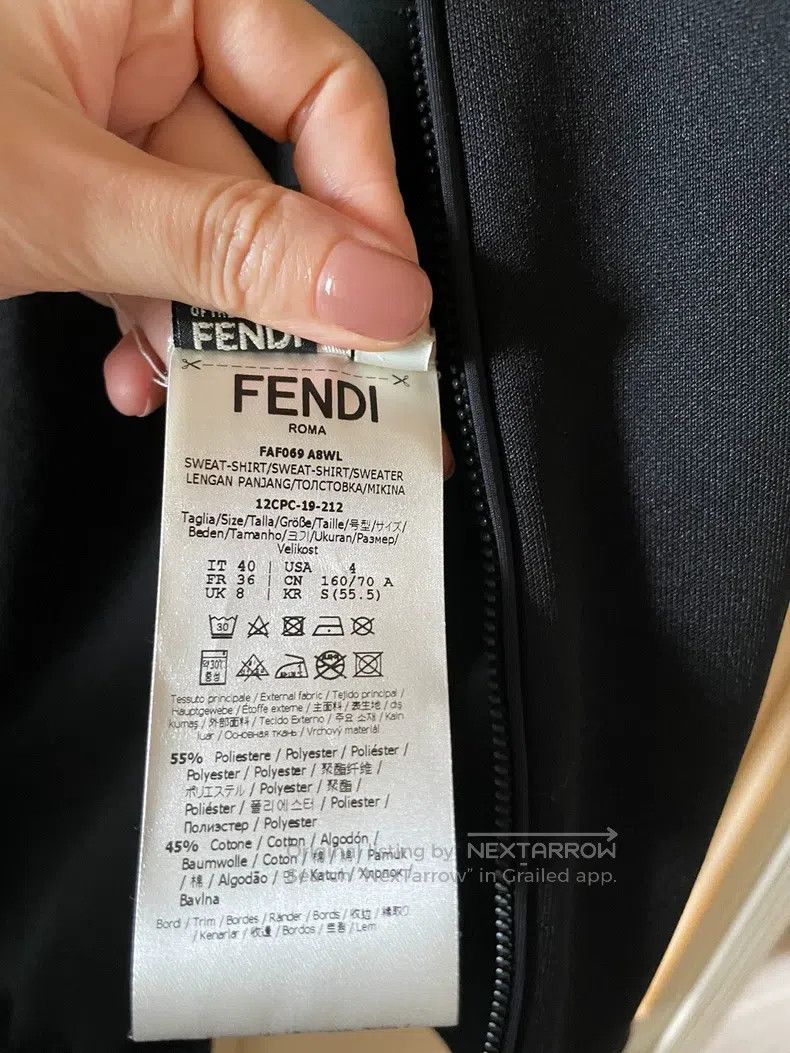 Fendi Fendi Slim fit monogrammed sport jacket Size XS / US 0-2 / IT 36-38 - 8 Thumbnail