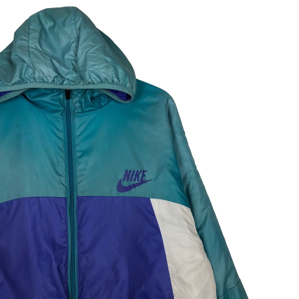 Nike 🔥Vintage Nike Sports Jacket Double Colour Streetwear Size US XL / EU 56 / 4 - 6 Thumbnail