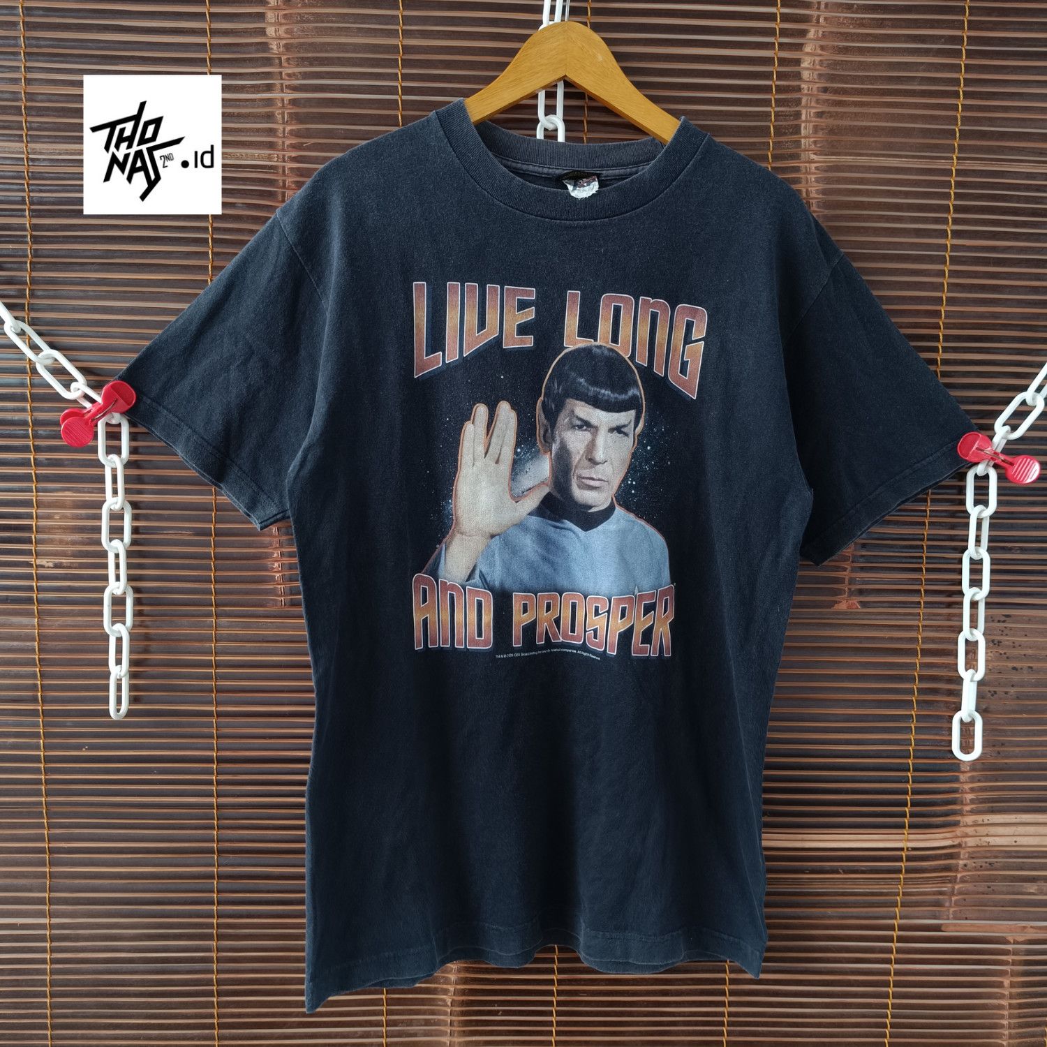 Vintage Y2K Star Trek Spock Live Long & Prosper Movie Tee Size US M / EU 48-50 / 2 - 2 Thumbnail