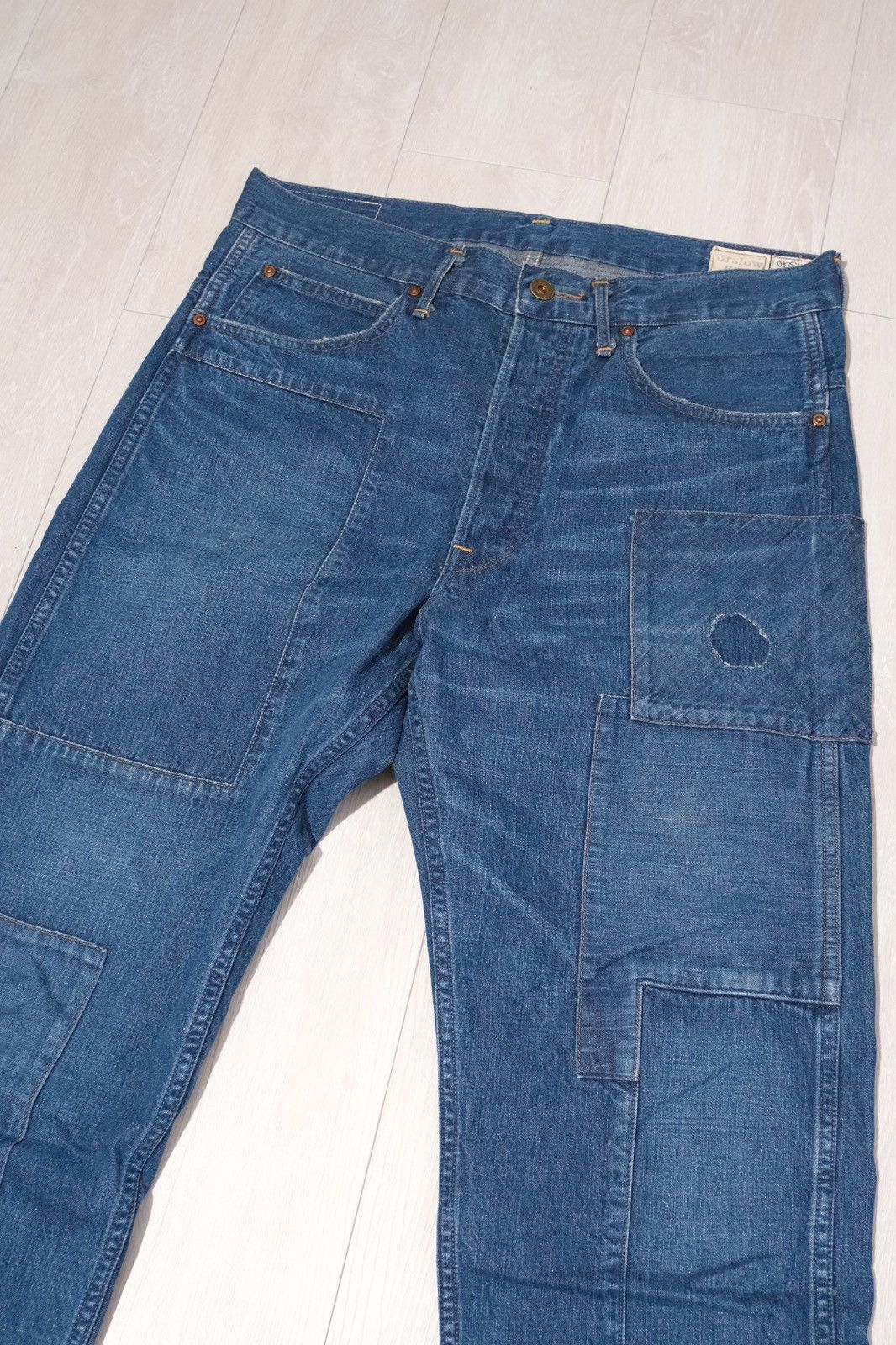 Japanese Brand × Orslow orslow patch work denim Size US 30 / EU 46 - 4 Thumbnail
