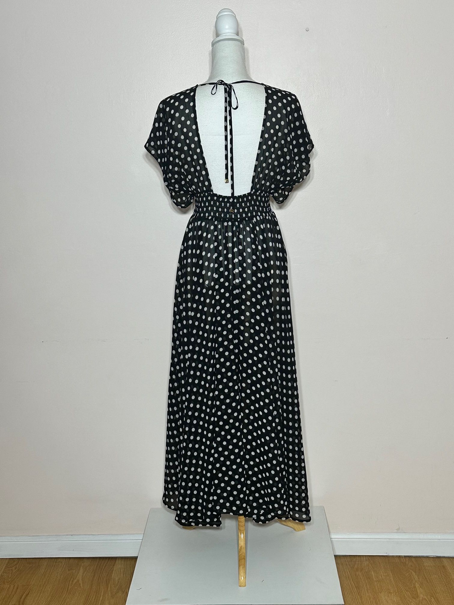Kate Spade Kate Spade Chiffon Polka Dot Maxi Dress Size S / US 4 / IT 40 - 3 Thumbnail