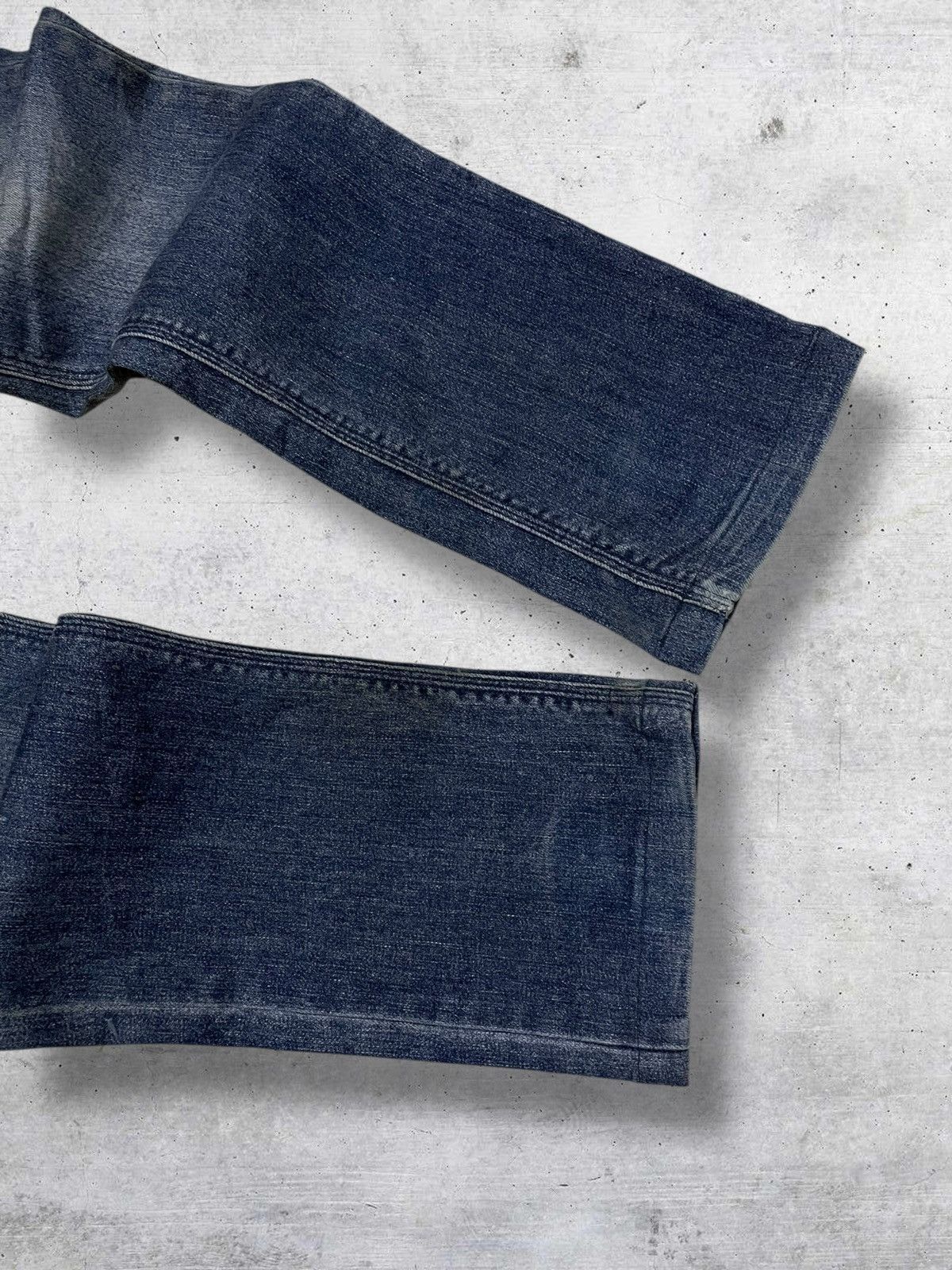 semanticdesign RARE VINTAGE HIGH STREET JAPAN CRAFTMANSHIP DISTRESSED DENIM Size US 33 - 5 Thumbnail