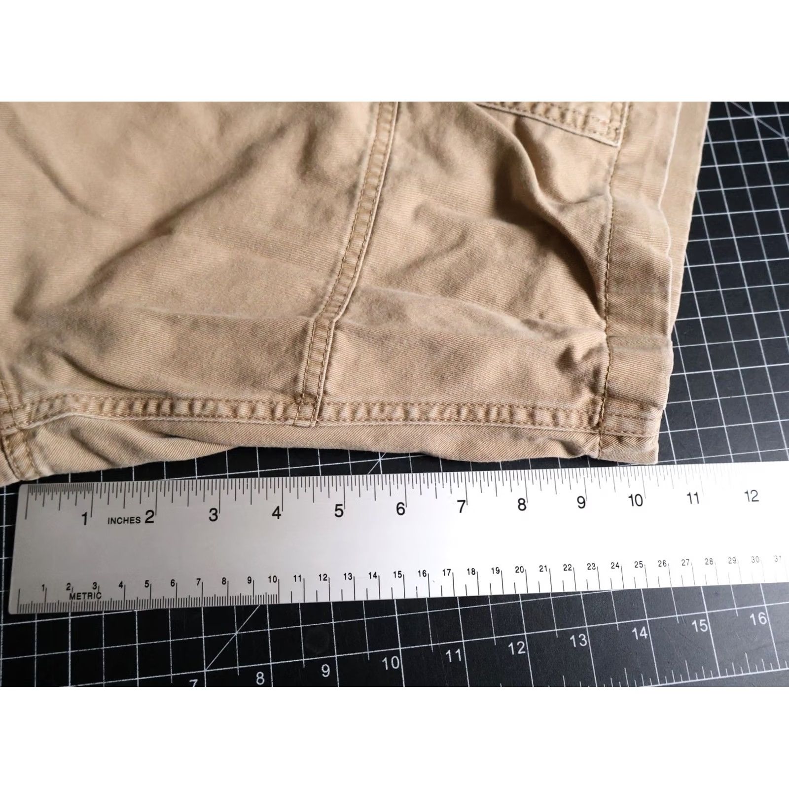 Vintage VINTAGE Denim & Supply Ralph Lauren Cargo Shorts Mens 38 Beige Fatigues Military VTG Size US 38 / EU 54 - 6 Thumbnail
