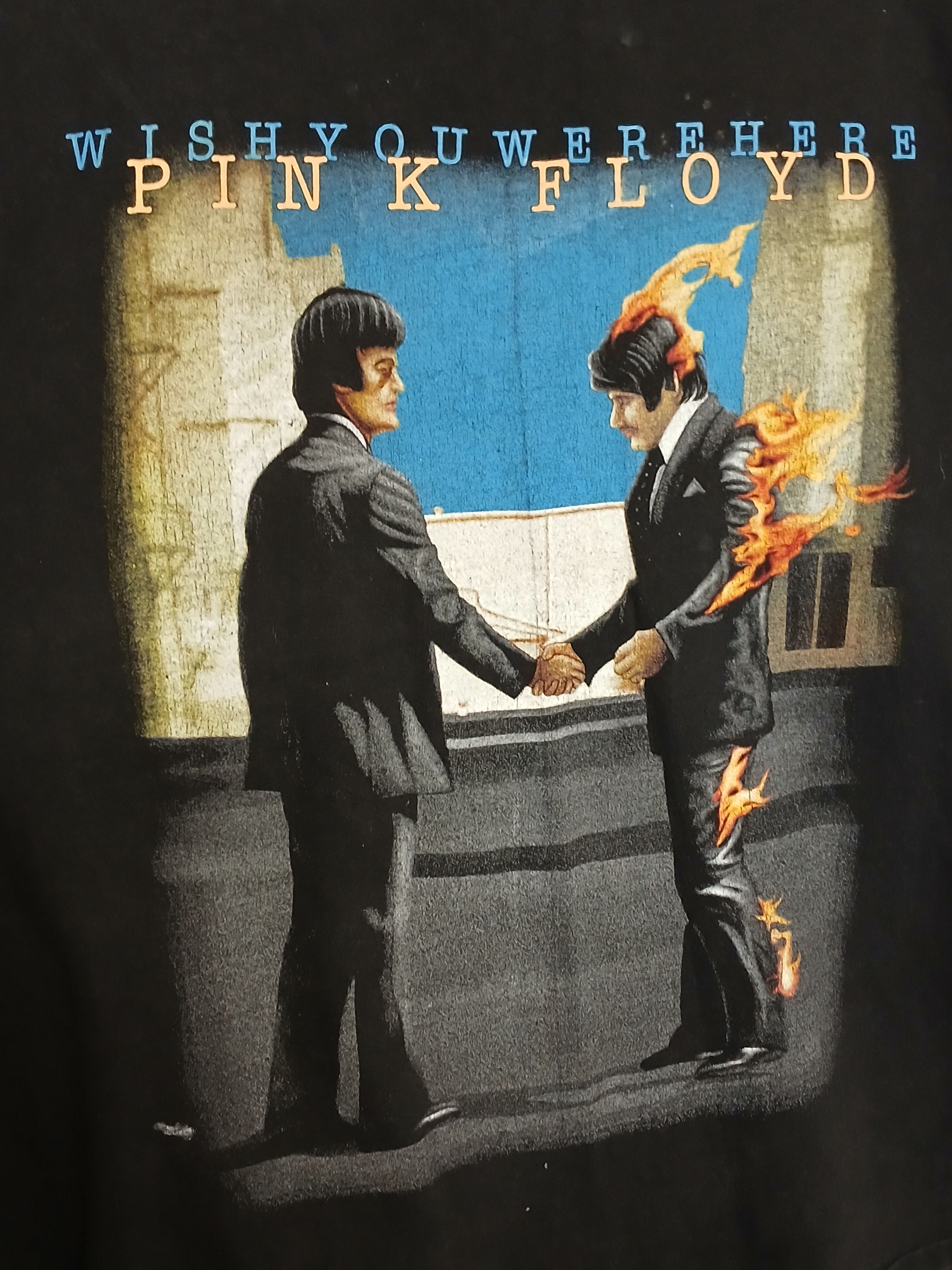Band Tees × Pink Floyd Pink Floyd Wish You Were Here T-Shirt Size US XL / EU 56 / 4 - 3 Thumbnail