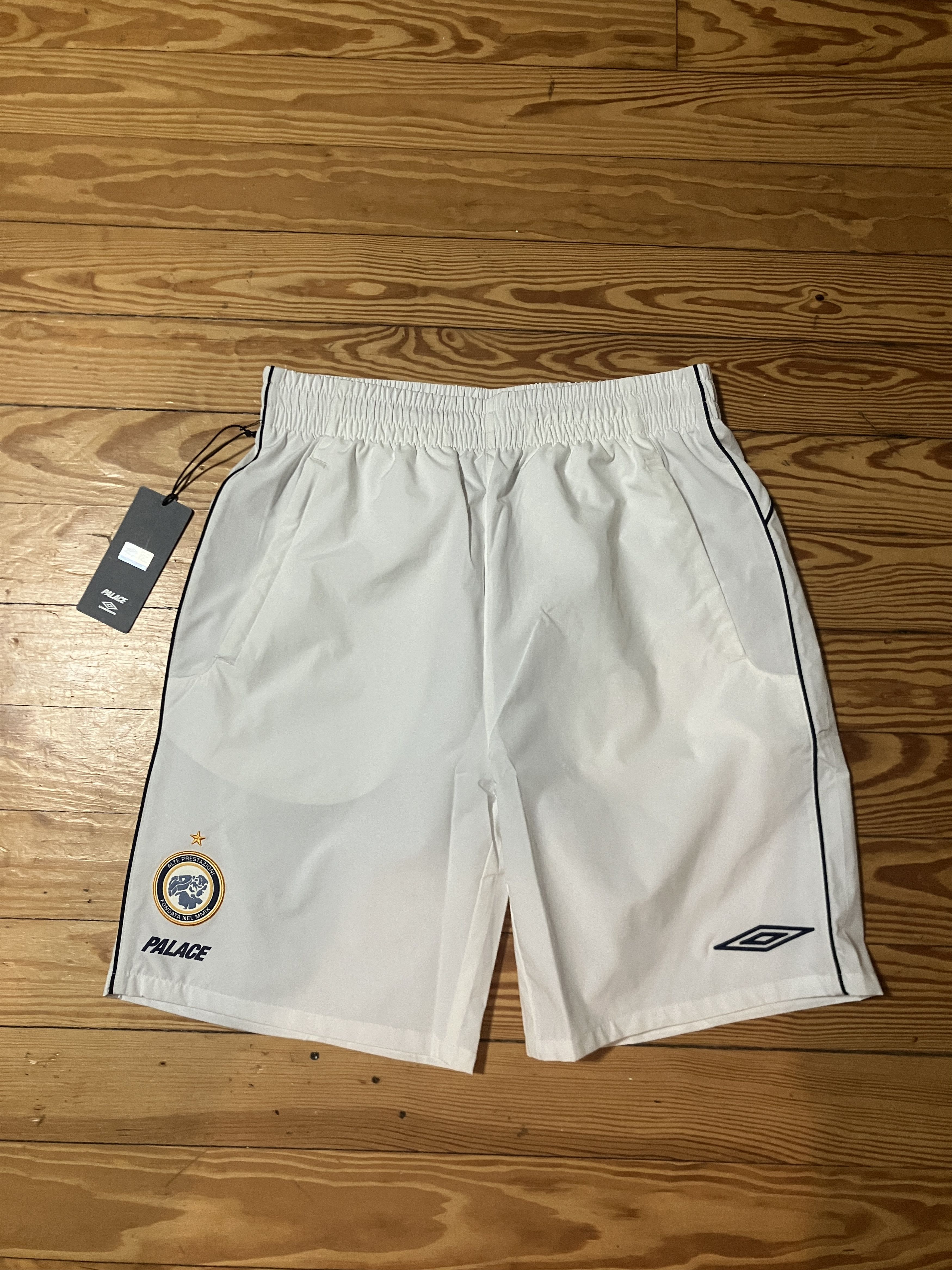 Palace Palace / Umbro Home Shorts White (Small) | Grailed