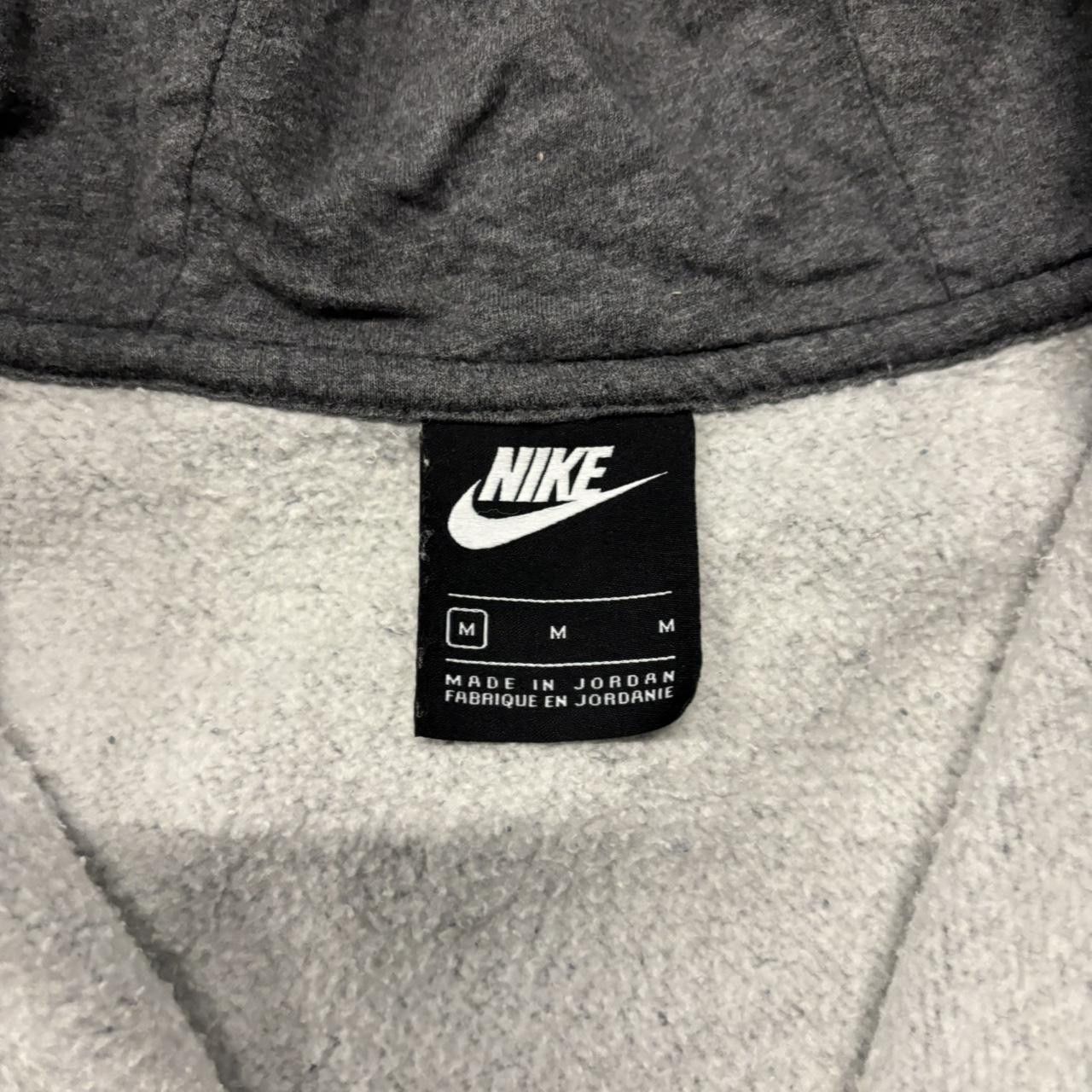 Nike × Vintage Crazy Vintage Y2K/2000s Grey Nike Streetwear Essential Zip Up Hoodie! Size US M / EU 48-50 / 2 - 7 Thumbnail