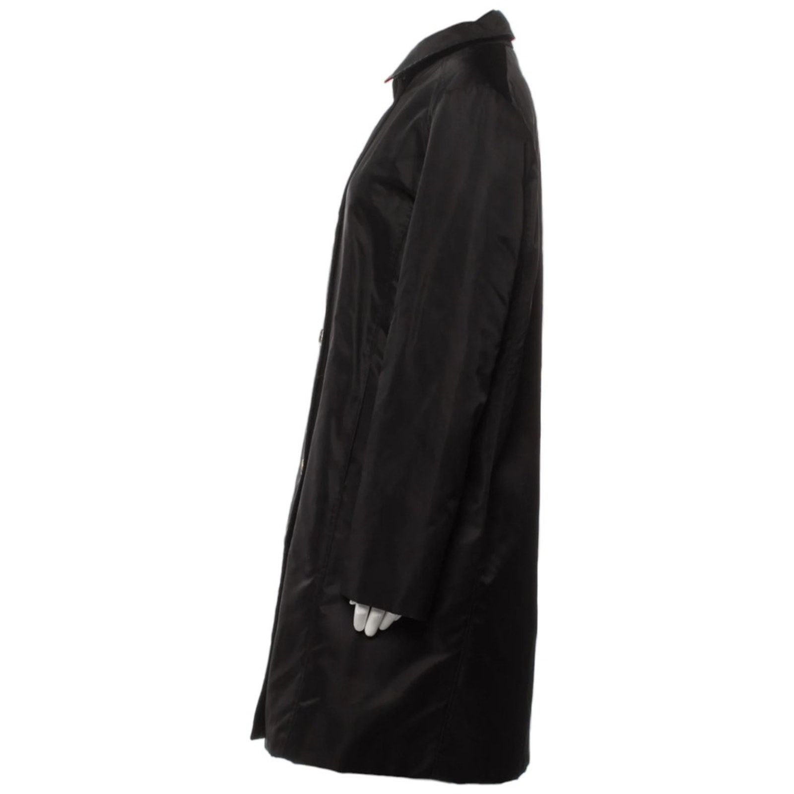Max Mara 'S MAX MARA Black Trench Coat, Medium/US6 Size M / US 6-8 / IT 42-44 - 3 Thumbnail