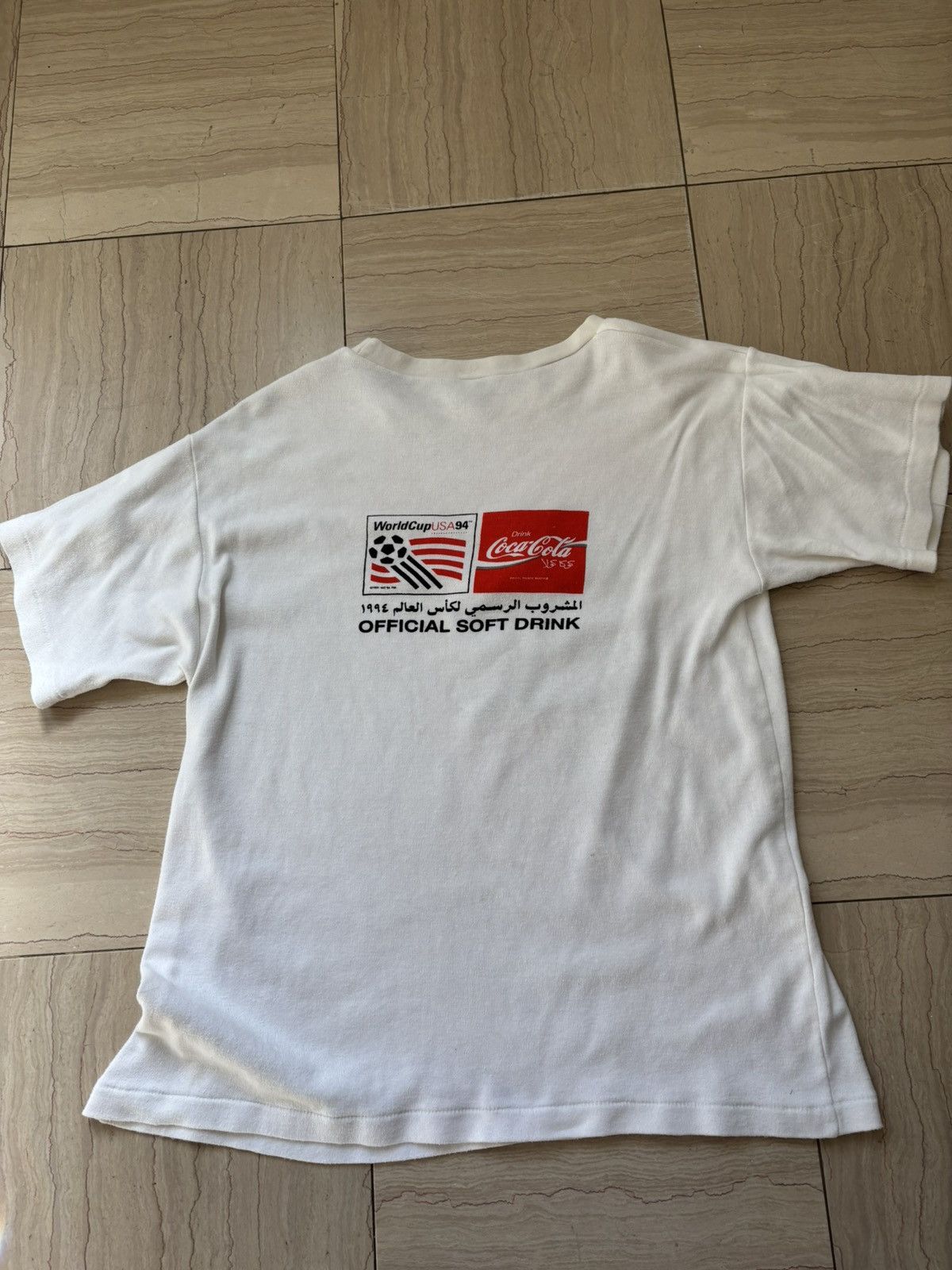 Coca Cola × Vintage 1994 SAUDI ARABIA X COCA-COLA VINTAGE T-SHIRT Size US S / EU 44-46 / 1 - 2 Thumbnail