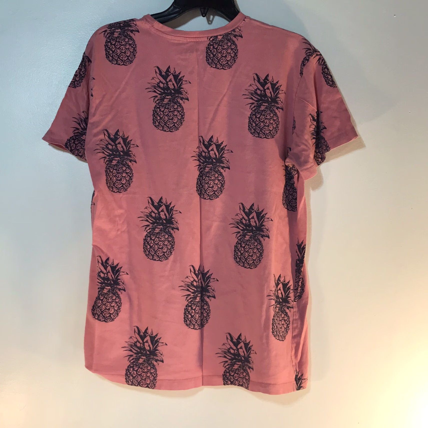 Vintage Knicker Bocker Pink T-Shirt Womens Size L Pineapple Casual Short Sleeve Size L / US 10 / IT 46 - 2 Thumbnail