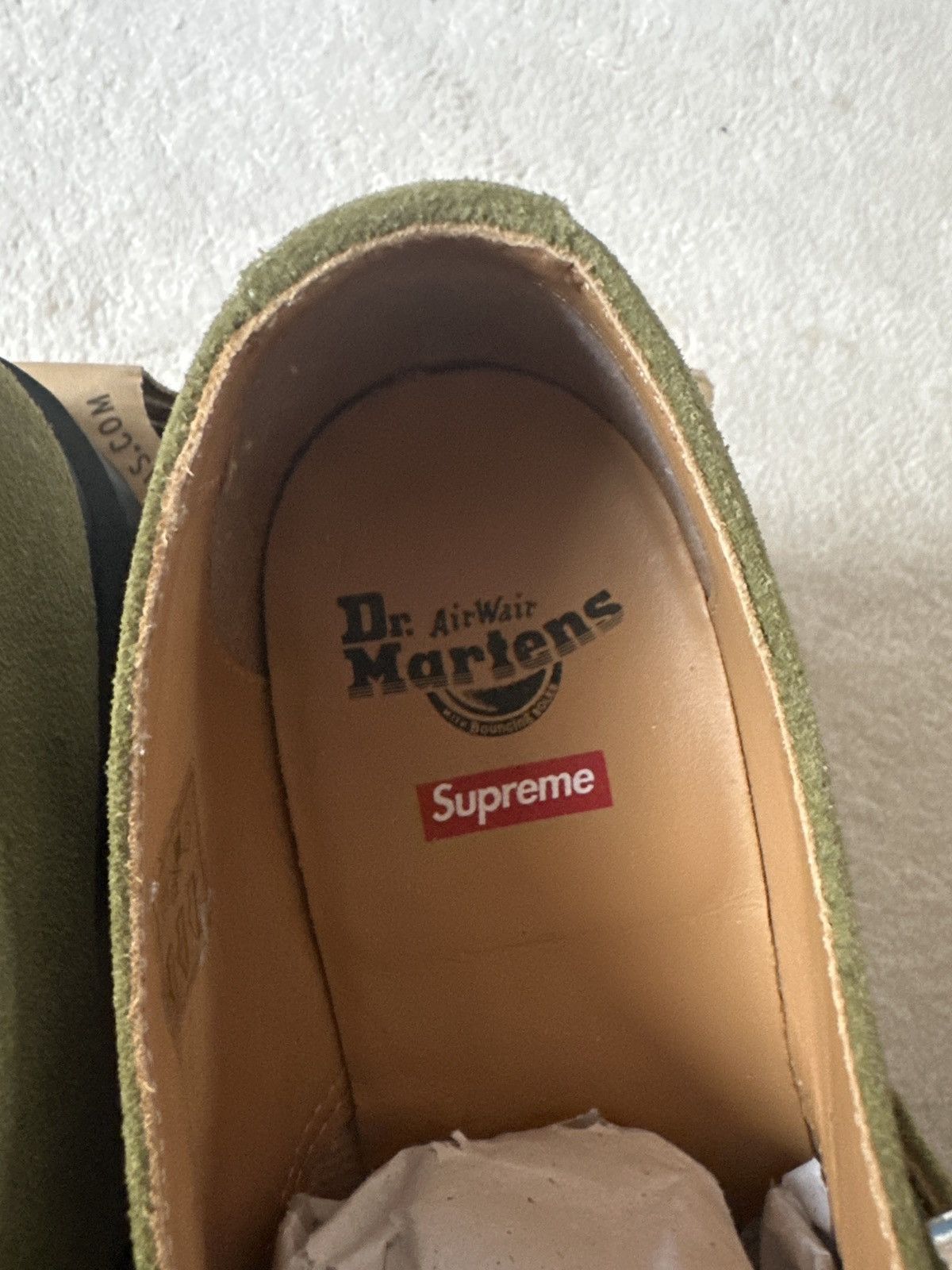 Dr. Martens × Supreme Dr Martins x Supreme Suede Rousden II Olive Green UK9 SS2017 Size US 9 / EU 42 - 10 Thumbnail