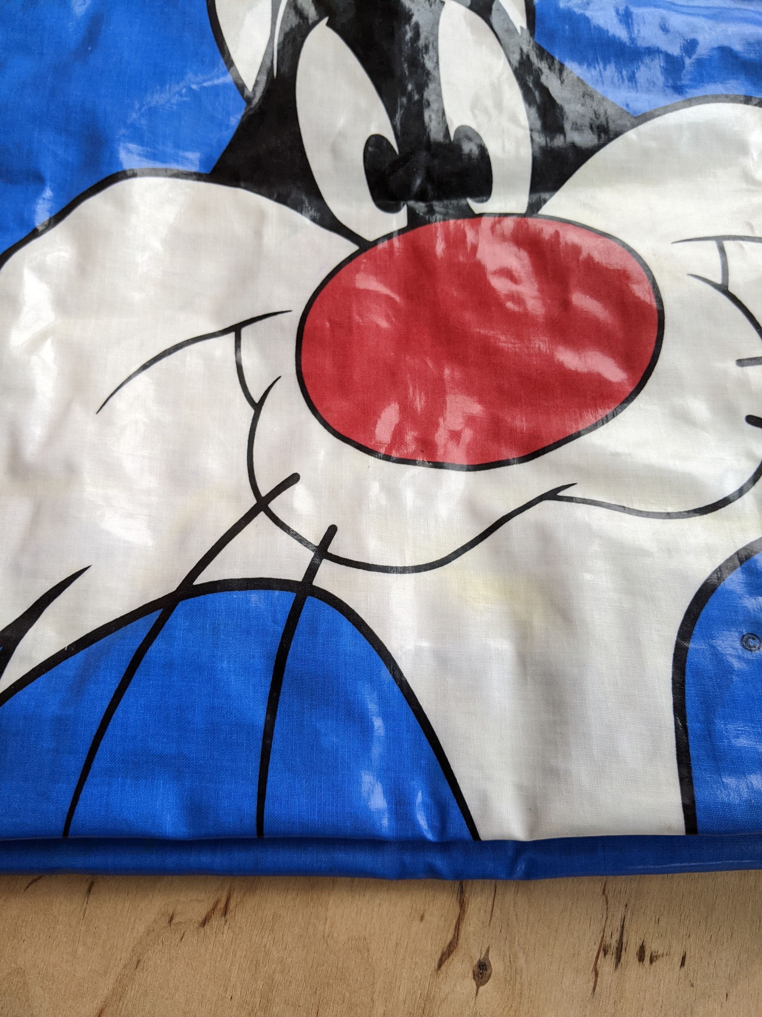 Warner Bros Vinatge Warner Bros Looney Tunes Sylvester Cat Tote Bag 1993 Size ONE SIZE - 3 Thumbnail