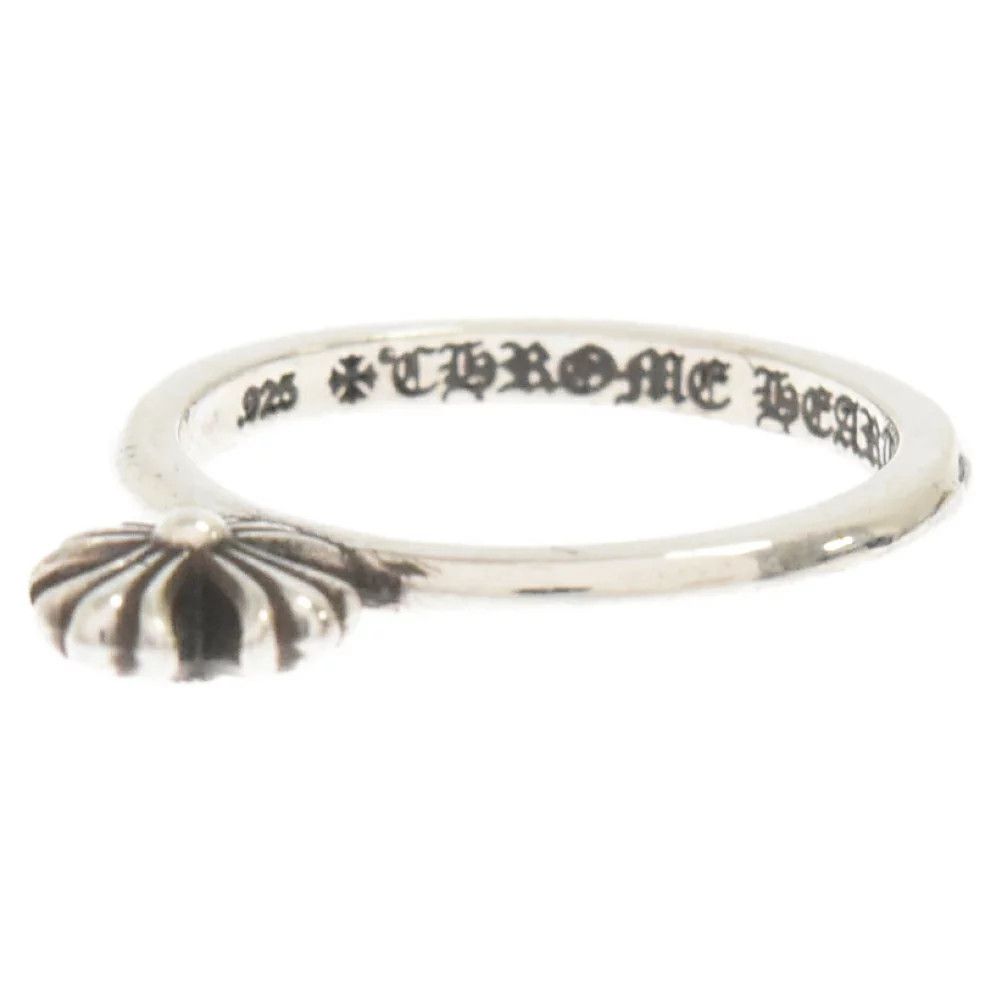 image of Chrome Hearts Bubblegum Plus Ring Sz4 in Silver, Men's
