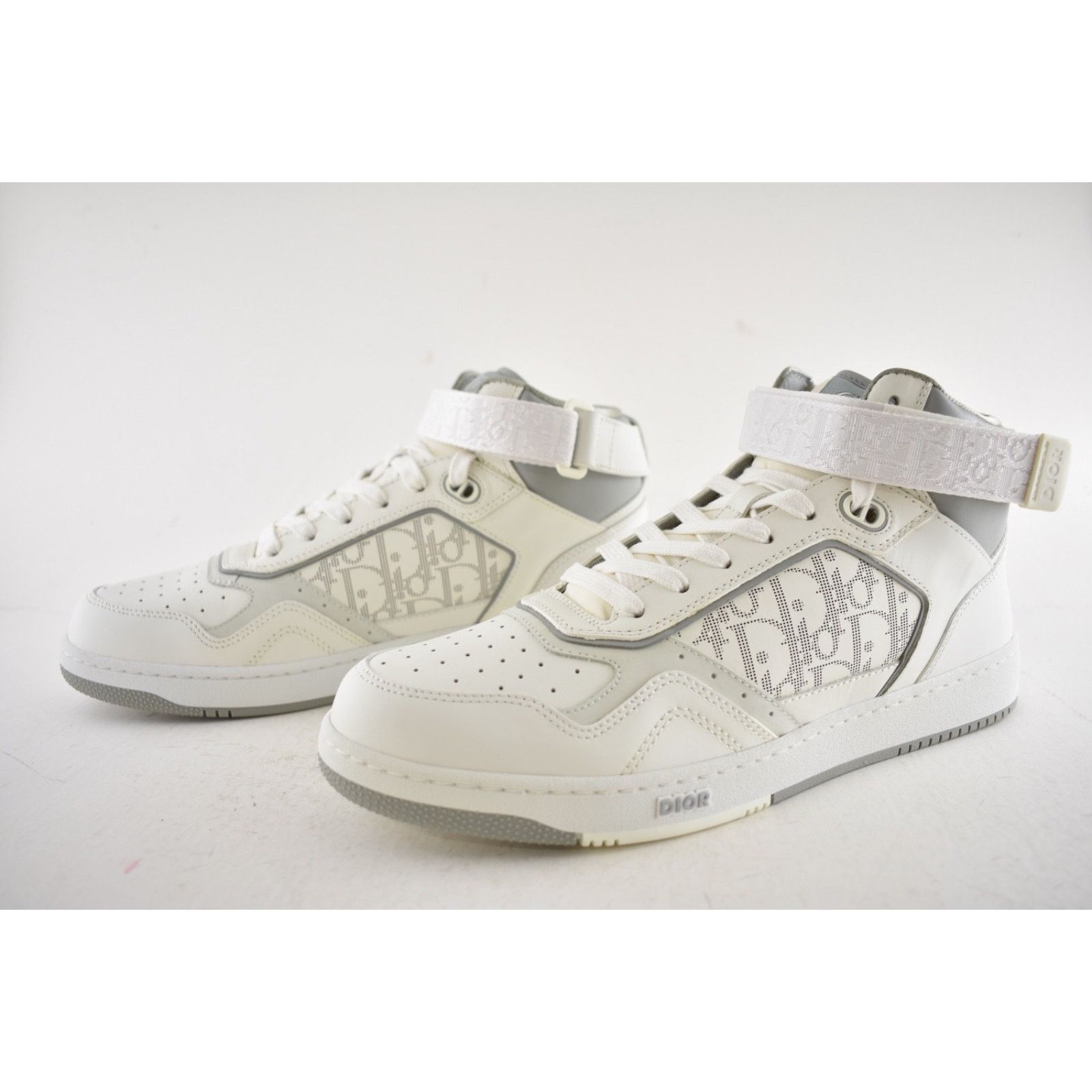 Dior Mens B27 Uptown Leather Oblique High Top Trainer Sneakers Size US 11 / EU 44 - 10 Thumbnail