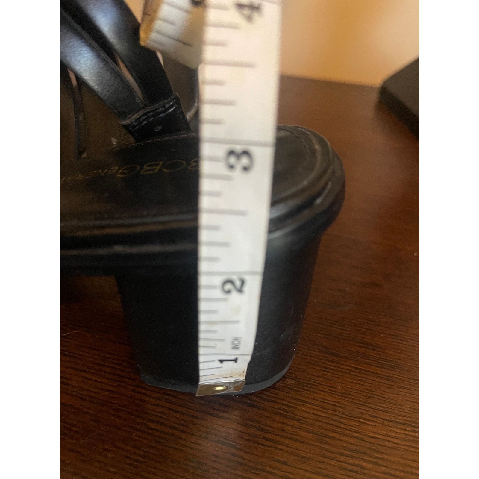 BCBGeneration BCBG Generation “Erica Smooth” Strappy Black Sandals Size 8 Size US 8 / IT 38 - 5 Thumbnail