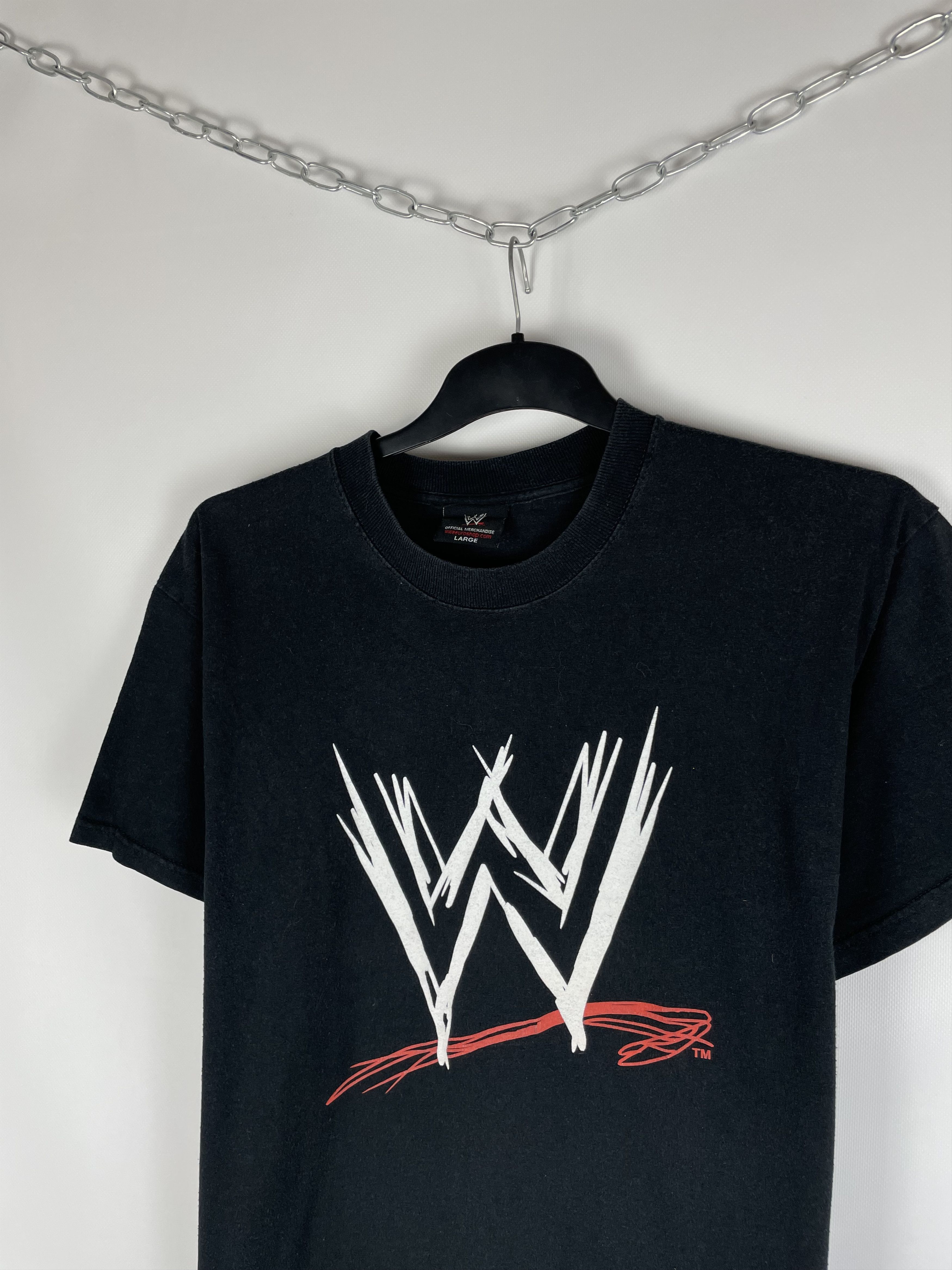 Vintage Vintage WWE T-Shirt Size US L / EU 52-54 / 3 - 3 Thumbnail