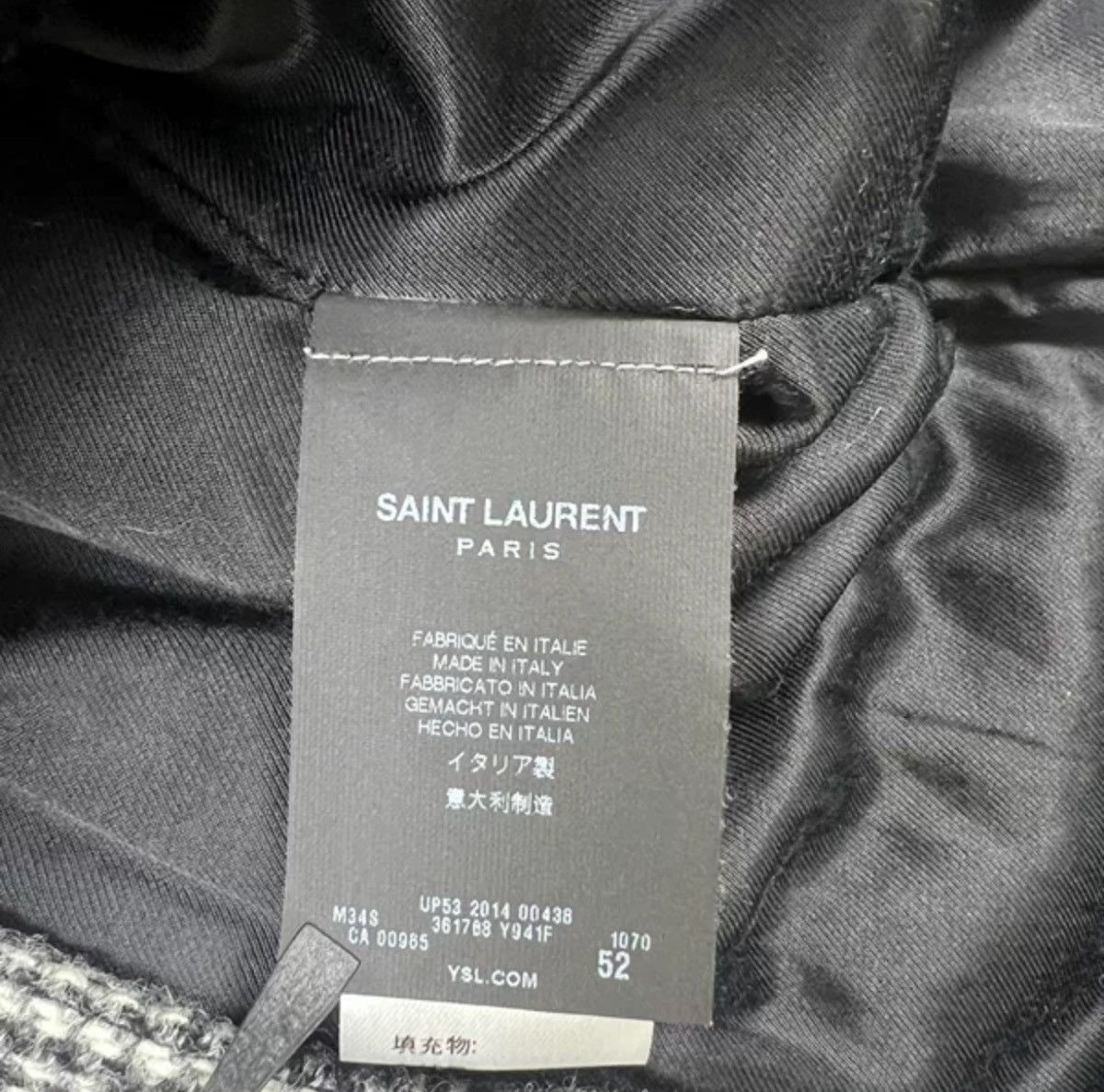 Saint Laurent Paris LAST CALL🔥🔥Saint Laurent Double-Breasted Houndstooth Coat Size US L / EU 52-54 / 3 - 4 Thumbnail