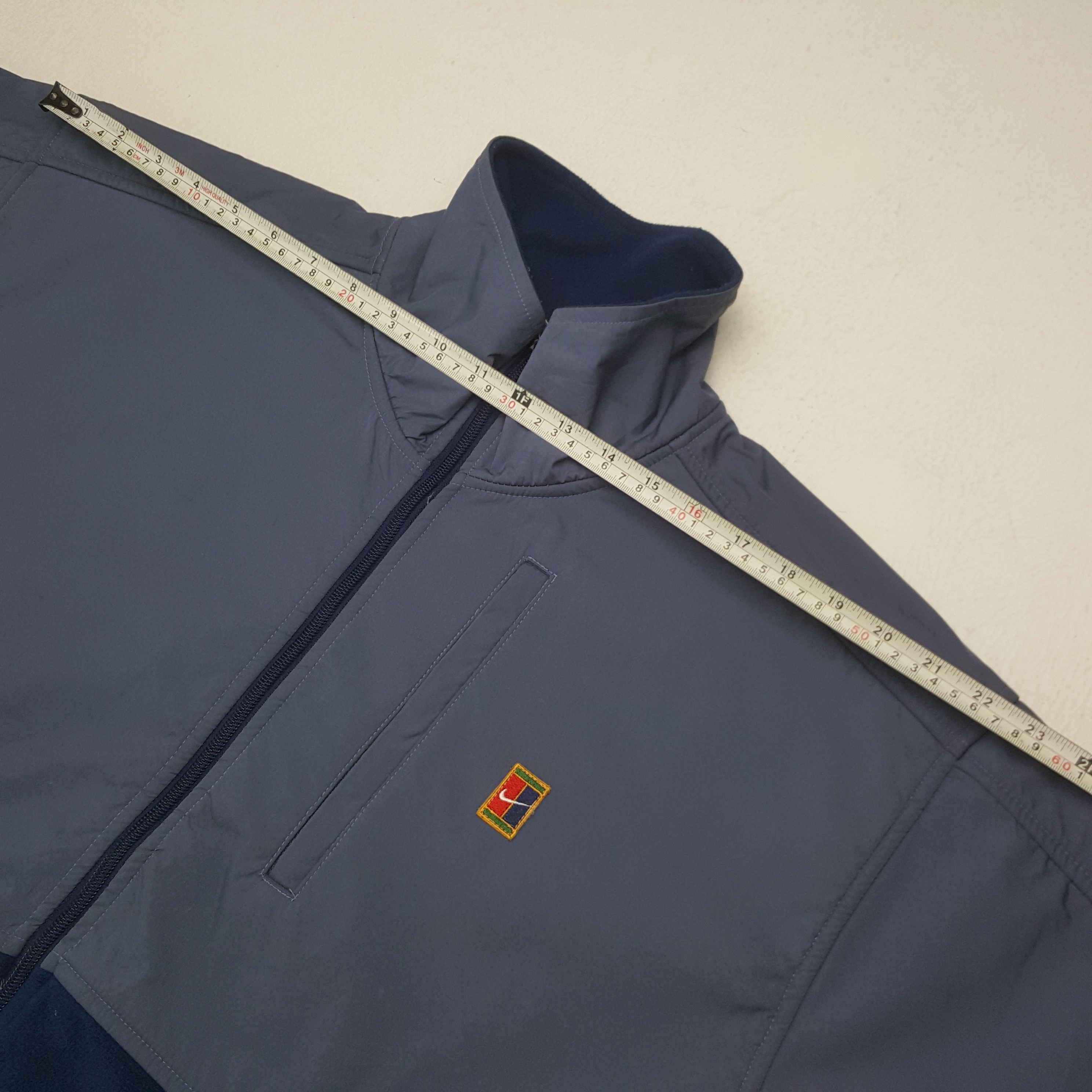 Nike × Vintage Vintage Nike Court Windbreaker Zipper Sport Jacket Size US L / EU 52-54 / 3 - 7 Thumbnail